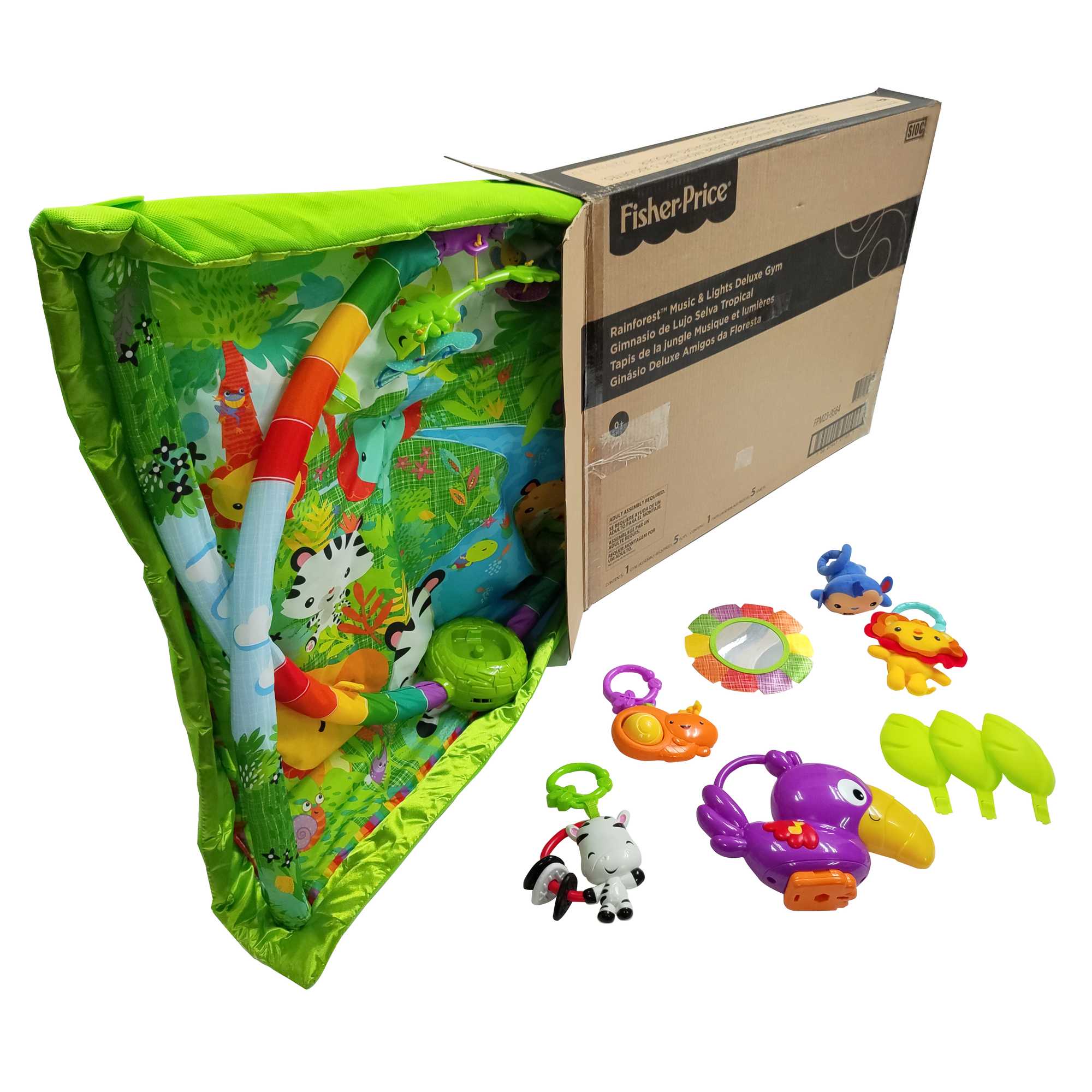 Fisher-Price Rainforest Music & Lights Deluxe Gym - Image 6