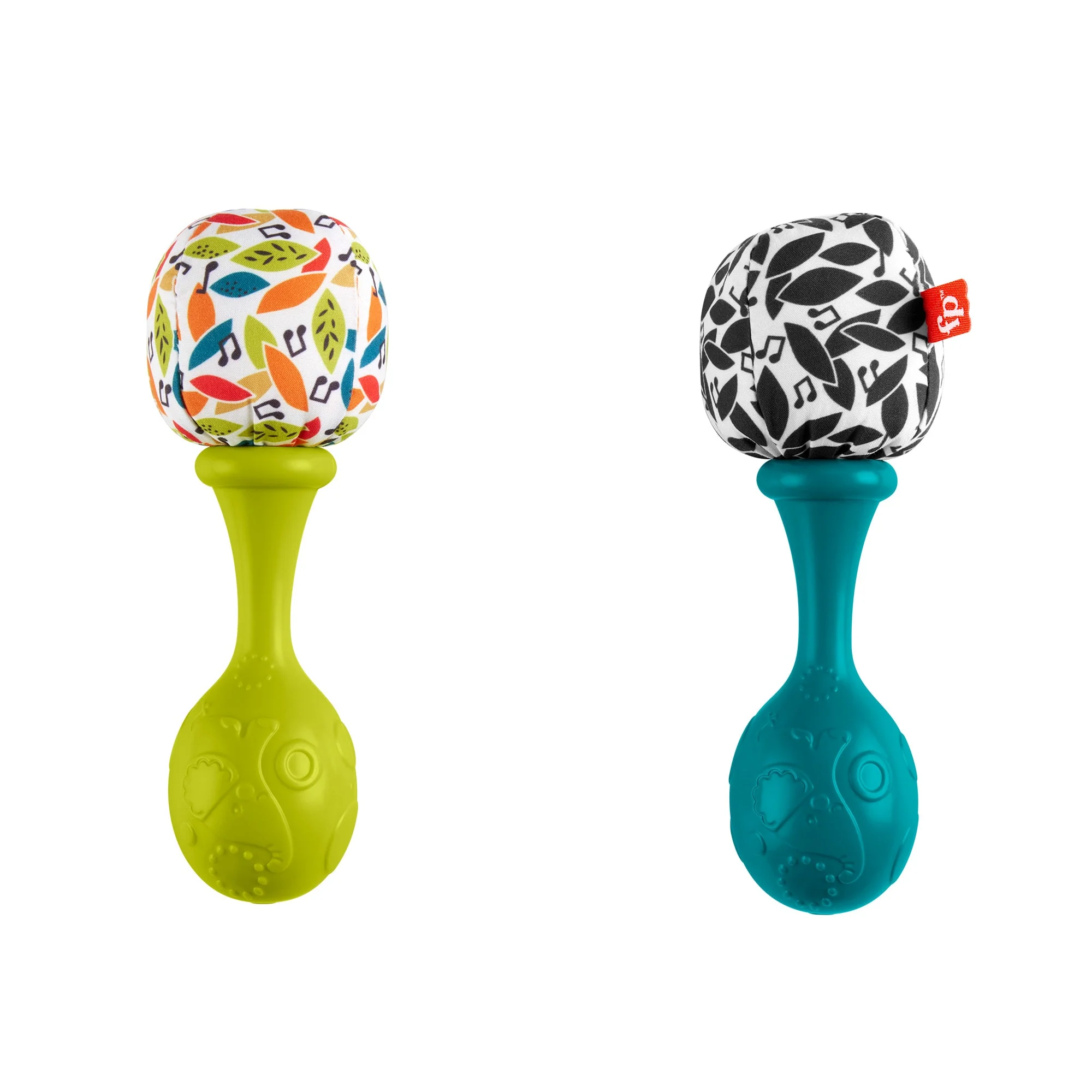 Fisher-Price Rattle ‘n Rock Maracas Set Of 2 Baby Rattles, Newborn Toys, Neutral Colors - Image 5