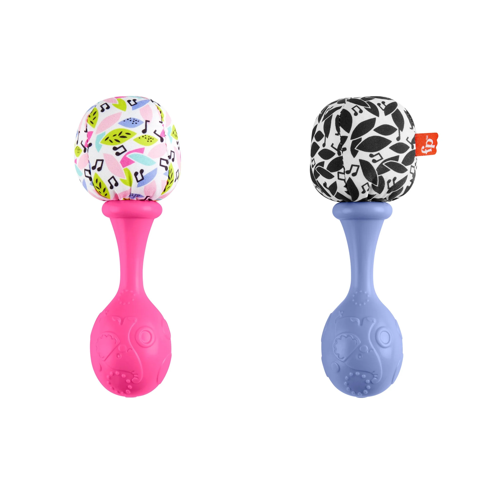 Fisher-Price Rattle ‘n Rock Maracas Set Of 2 Baby Rattles, Newborn Toys, Pink - Image 5
