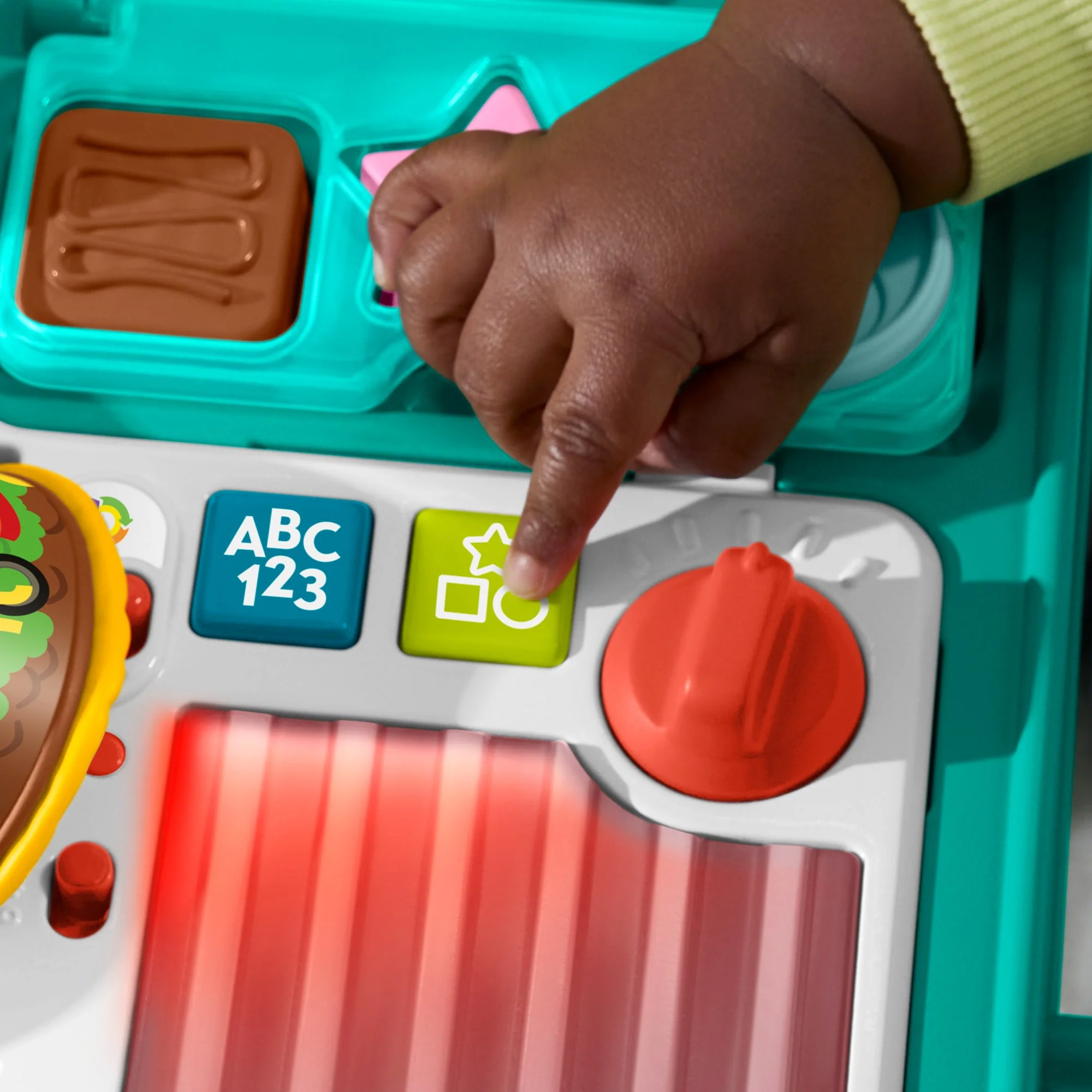 Fisher-Price Ríe y Aprende Andadera para Bebés Carro de Snacks 4 en 1 - Image 3