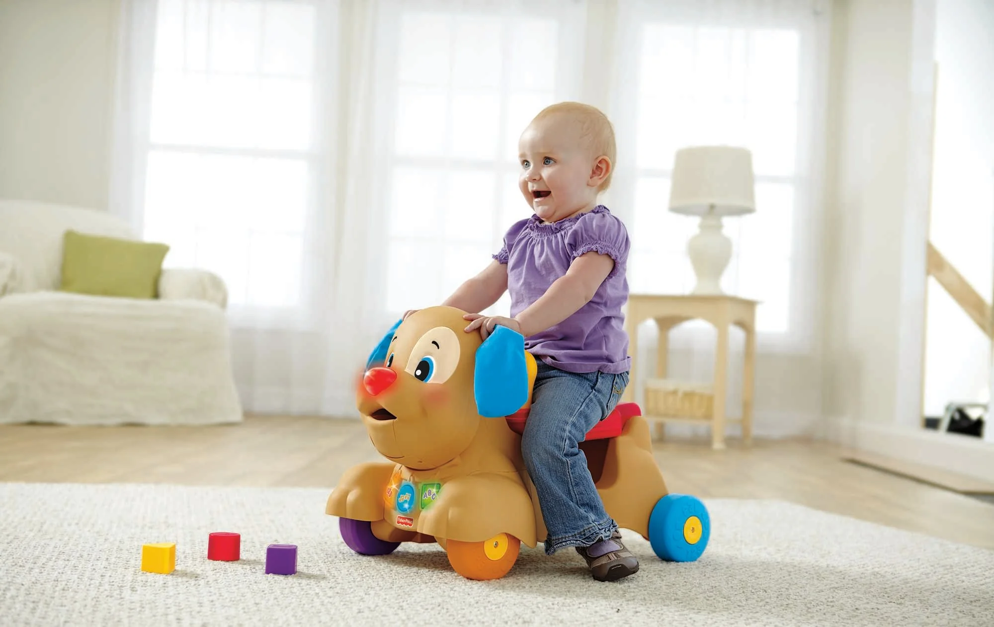 Fisher-Price Ríe y Aprende Andadera para Bebés Perrito Camina Conmigo - Image 3