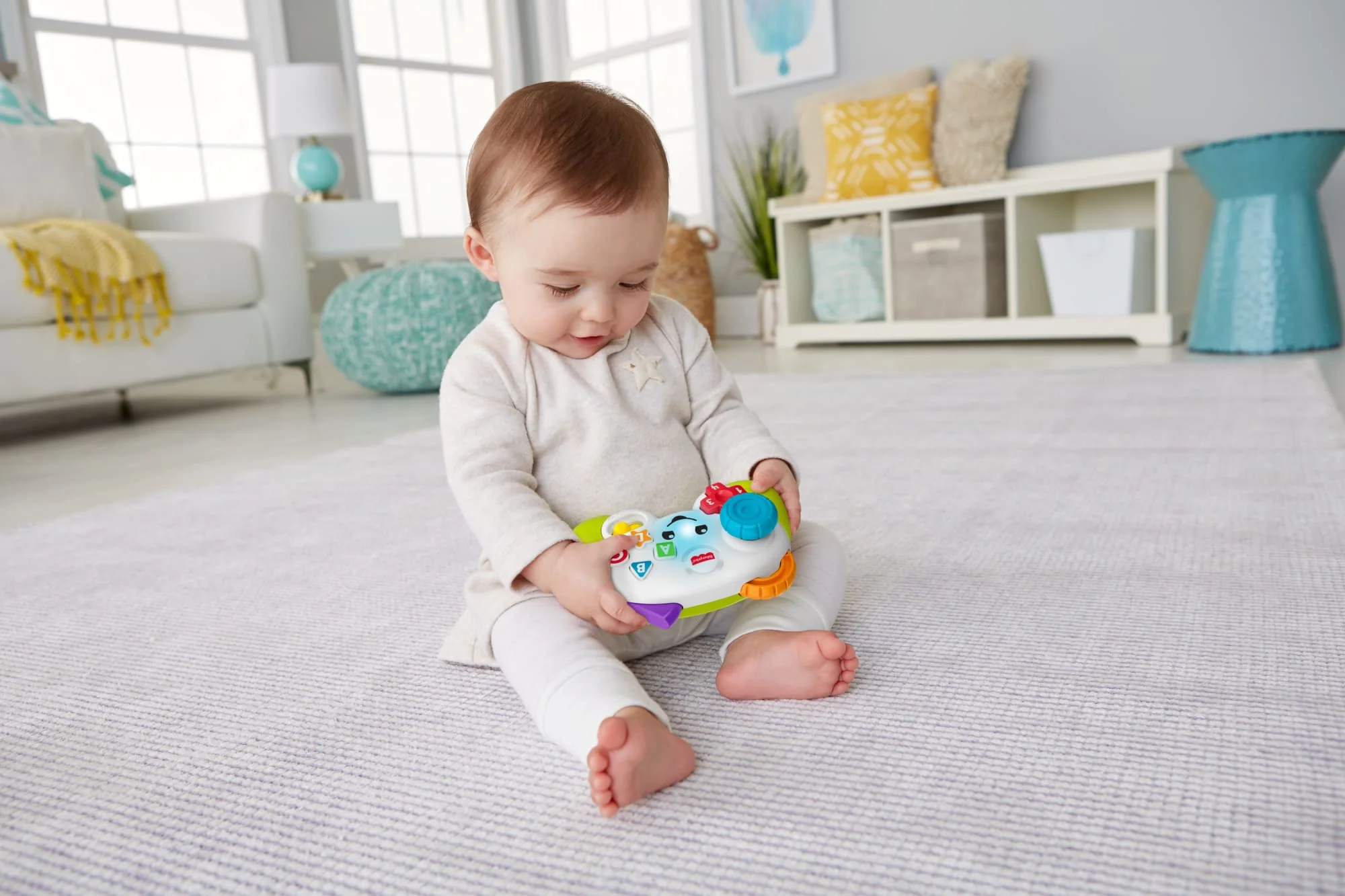 Fisher-Price Ríe y Aprende Juguete para Bebés Control Juega Y Aprende Conmigo - Image 2