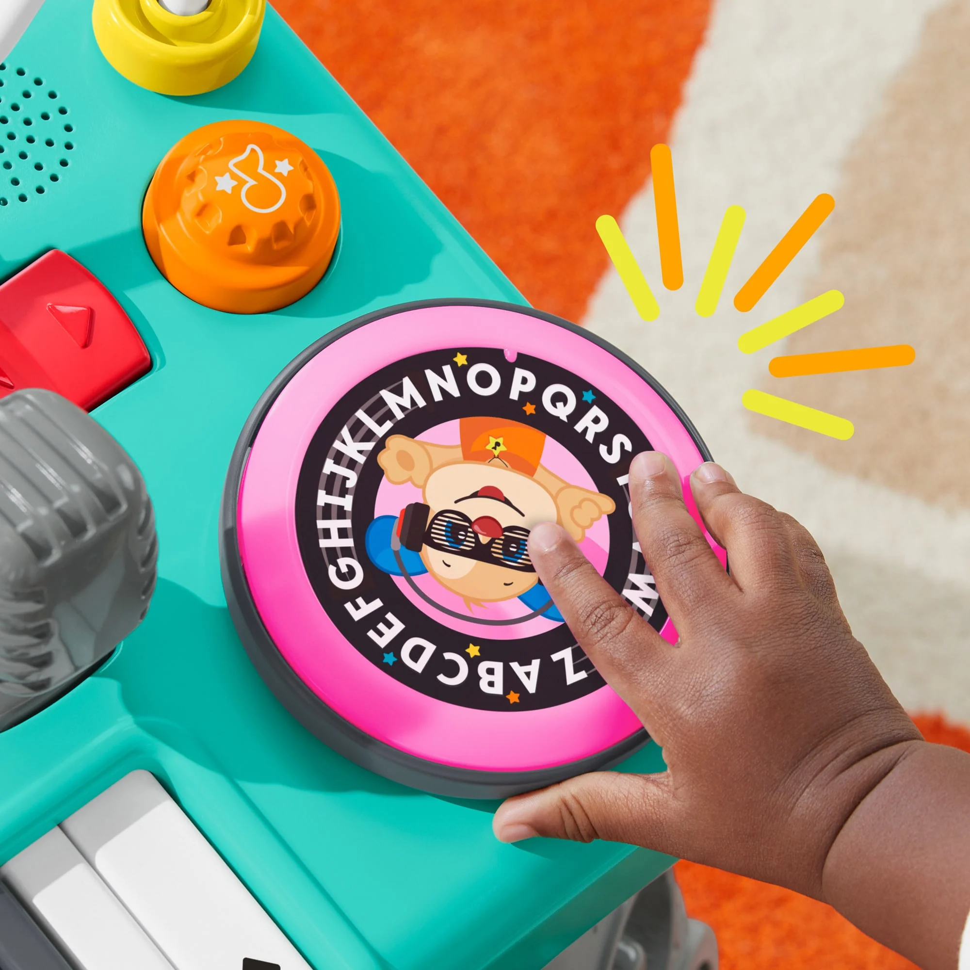 Fisher-Price Ríe y Aprende Juguete para Bebés Mesa Musical Aprende Conmigo - Image 5