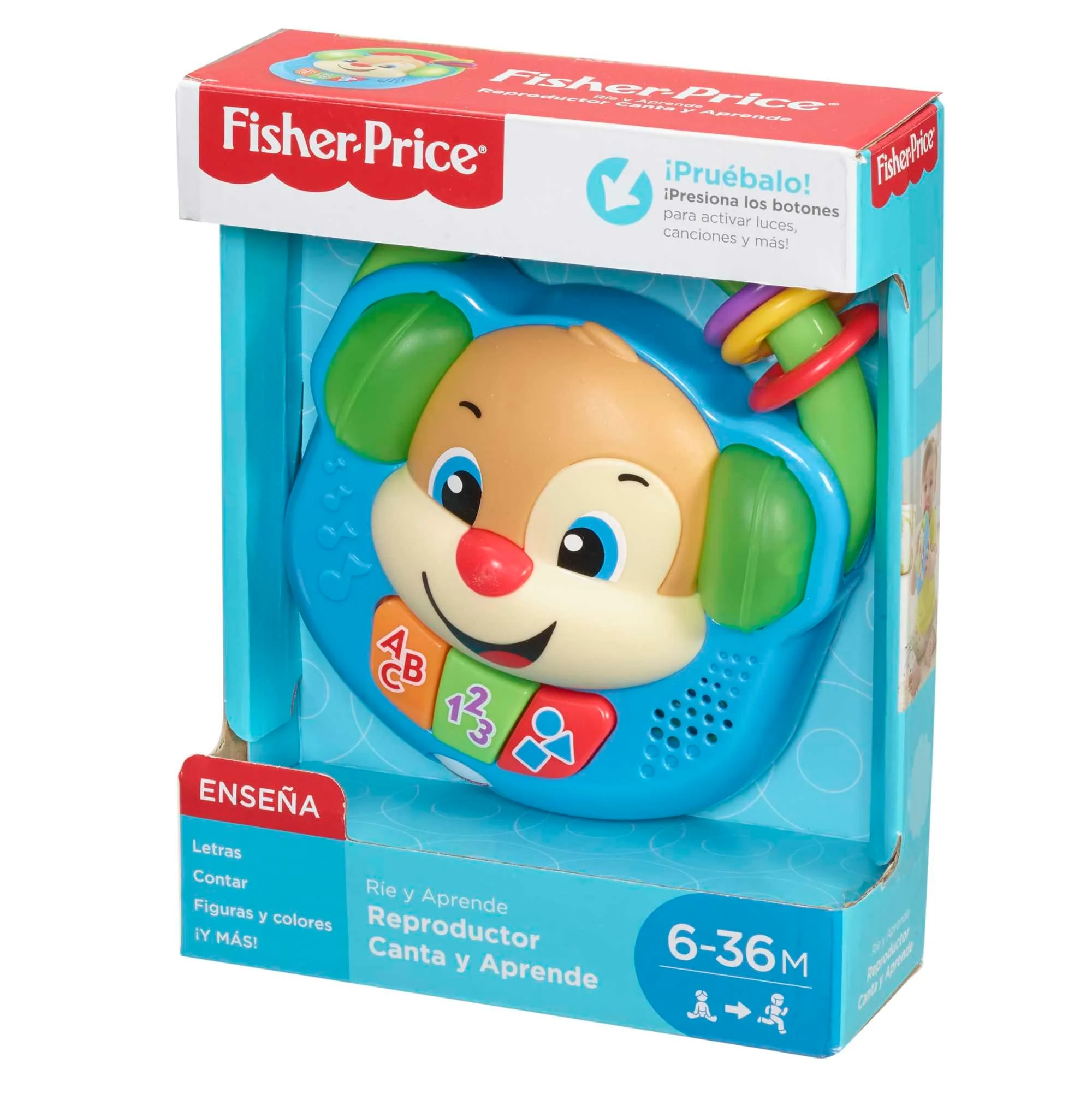 Fisher-Price Ríe y Aprende Juguete para Bebés Reproductor Canta y Aprende - Image 3