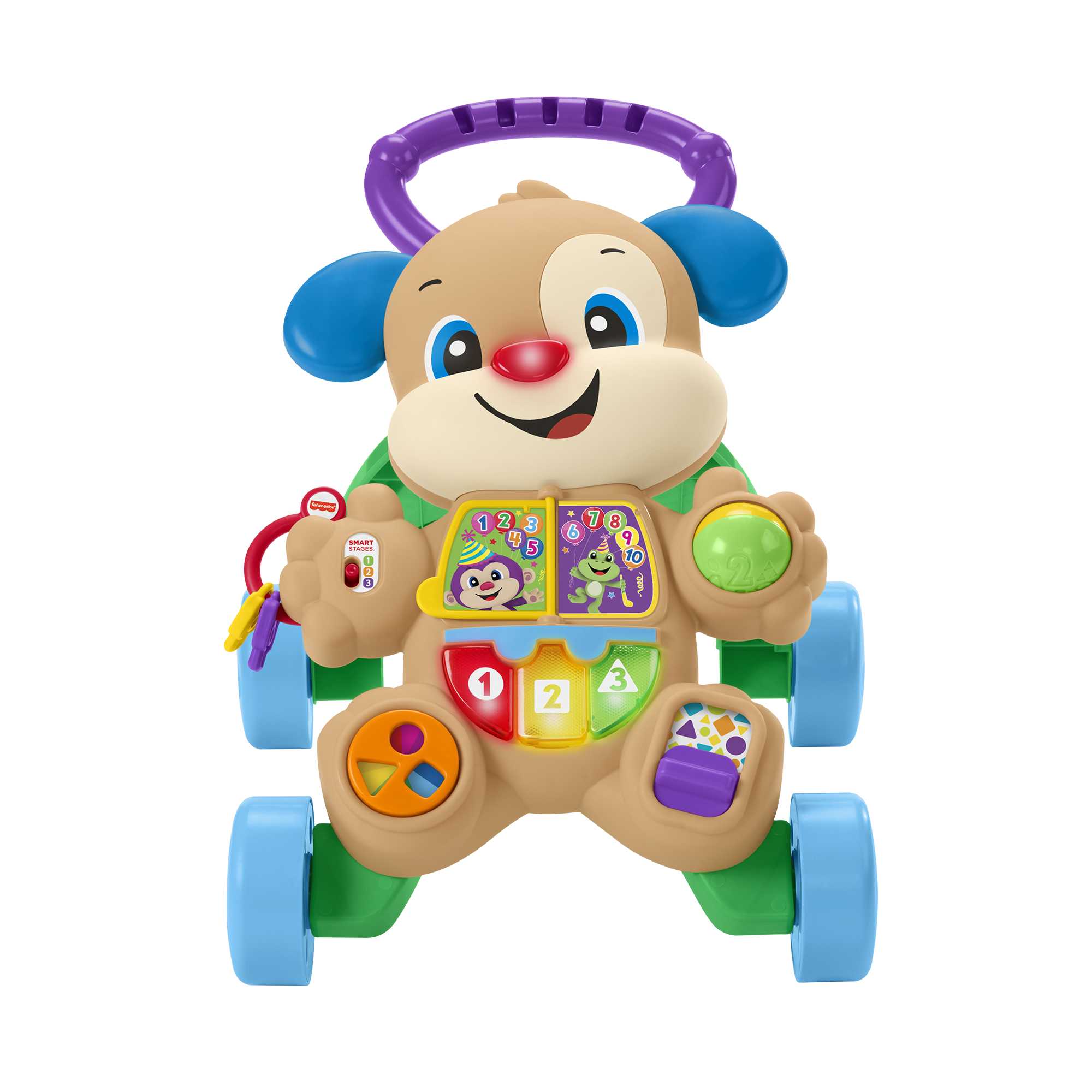 Fisher-Price Rires et Éveil Éveil Progressif Trotteur Éducatif Puppy Version Anglaise et Française - Image 5