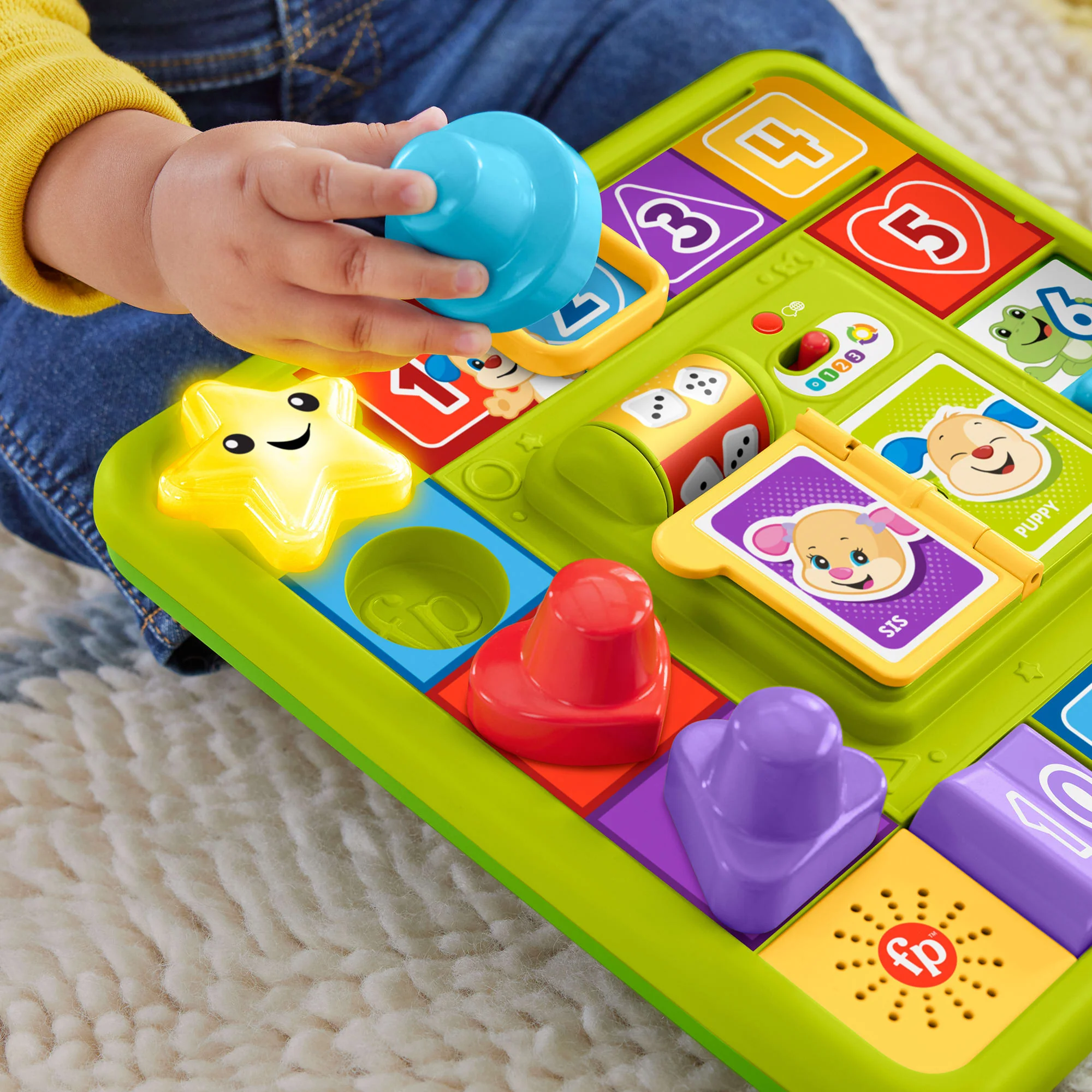 Fisher-Price Rires et Éveil Plateau de Jeux et D’Activités de Puppy - Image 5