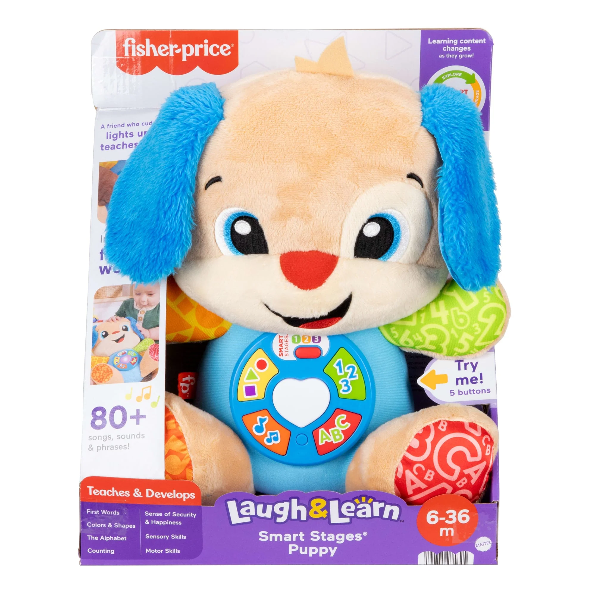 Fisher-Price  Rires et Éveil  Puppy Éveil Progressif, Multilingue - Image 6