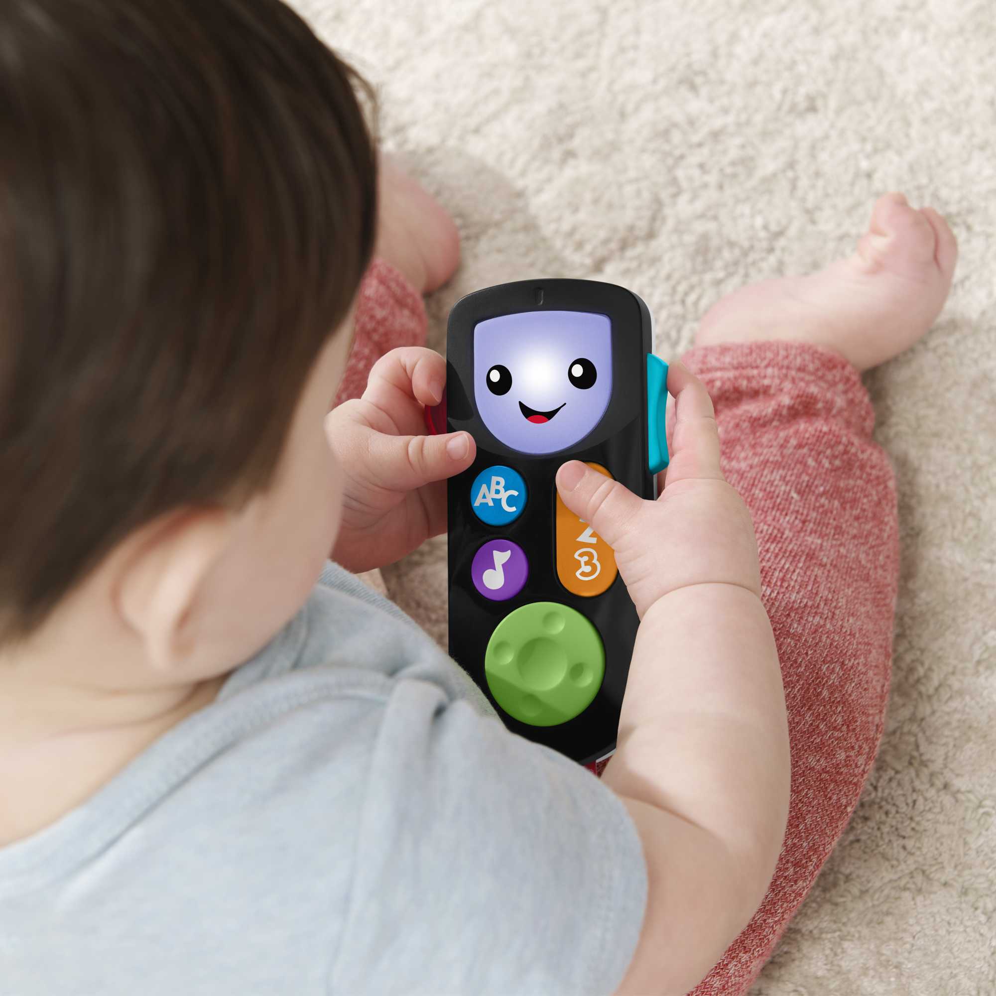 Fisher-Price Rires et Éveil Télécommande Sons et Apprentissage Version Anglaise et Française - Image 4