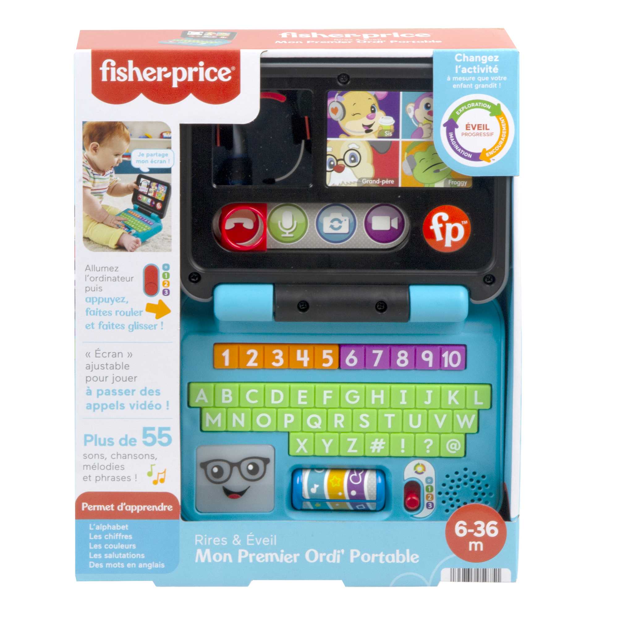 Fisher-Price-Rires & Éveil-Ordinateur Connectons-Nous Version Française - Image 6