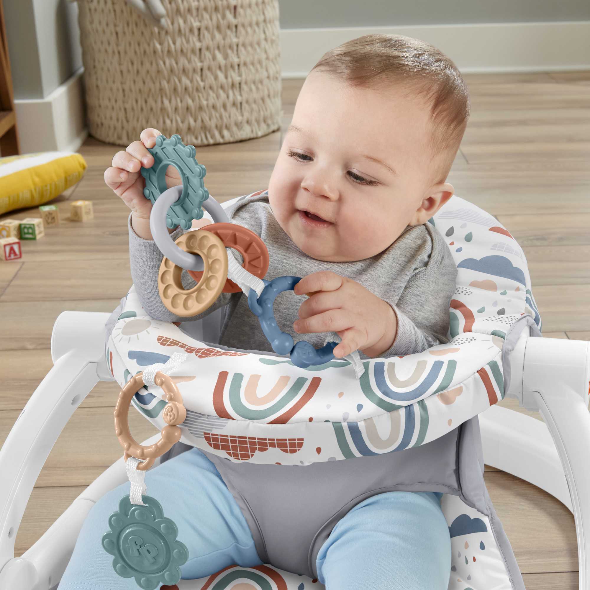 Fisher-Price  Siège Jeu et Confort  Averses Arc-en-Ciel - Image 3
