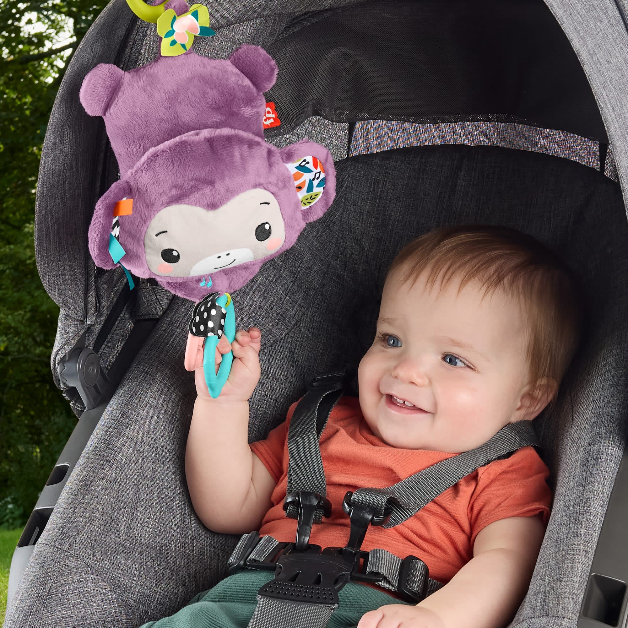 Fisher-Price  Singe Violet Chanteur, Jouet Pour Poussettes - Image 2