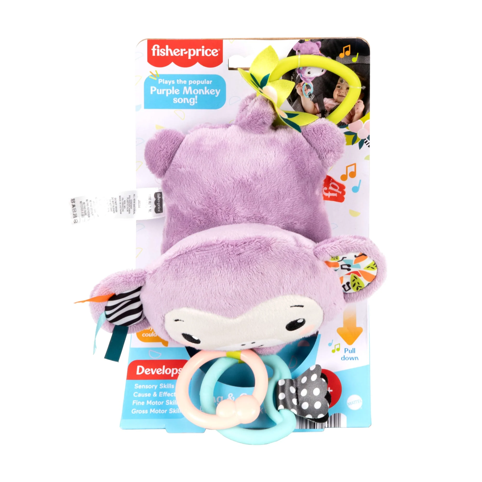 Fisher-Price  Singe Violet Chanteur, Jouet Pour Poussettes - Image 6