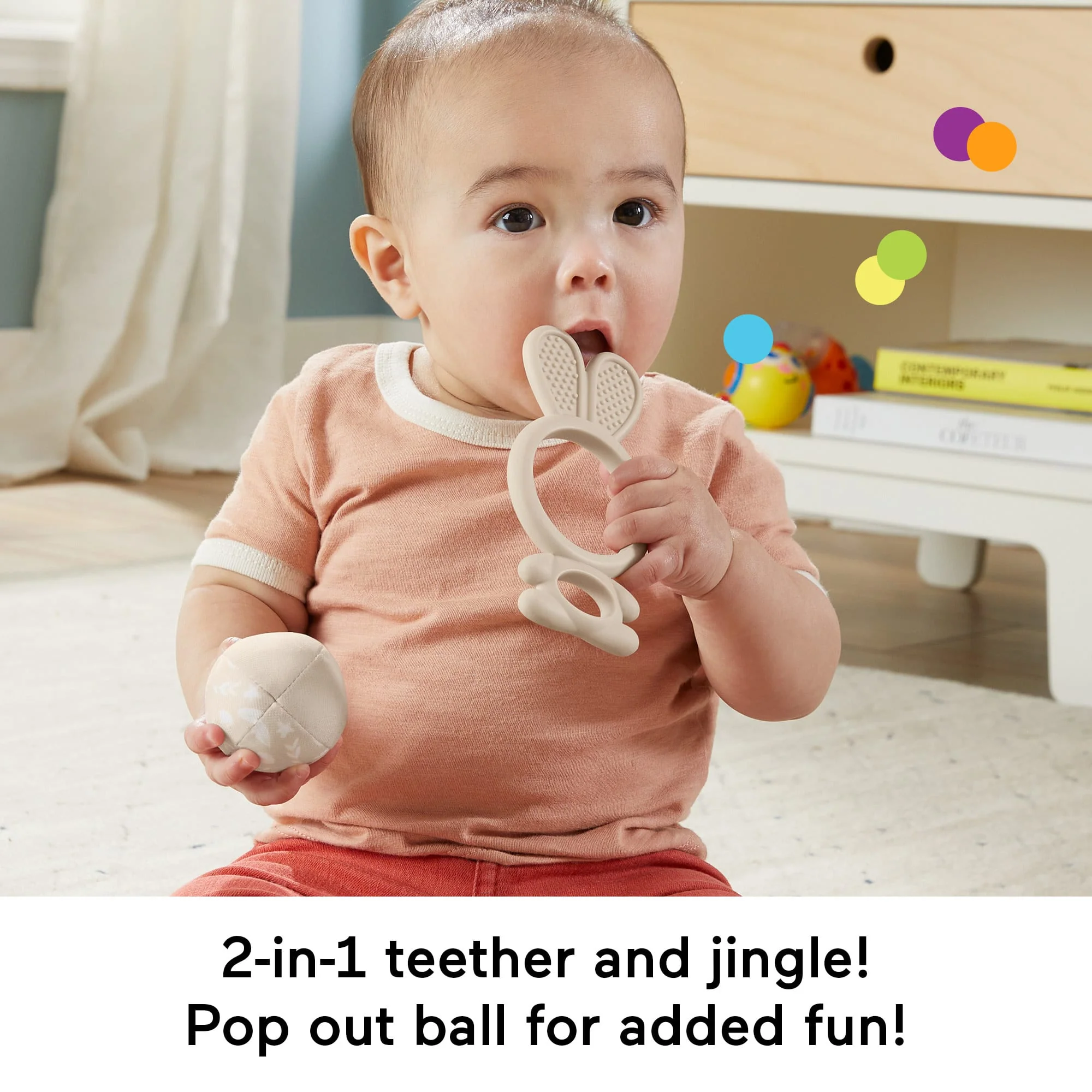 Fisher Price So Many Senses Gift Set, 4 Baby Sensory Toys With Fine Motor Activities - Image 3