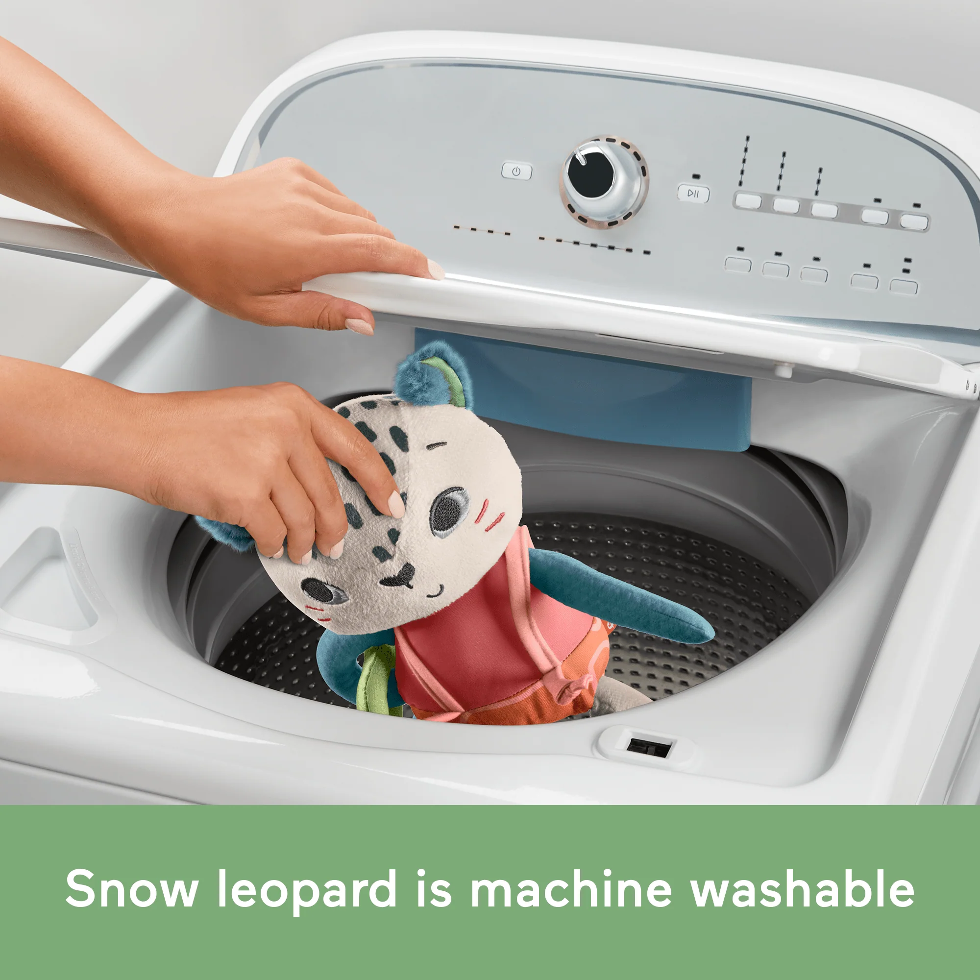 Fisher-Price Planet Friends Spotting Fun Snow Leopard Baby Sensory Toy - Image 5