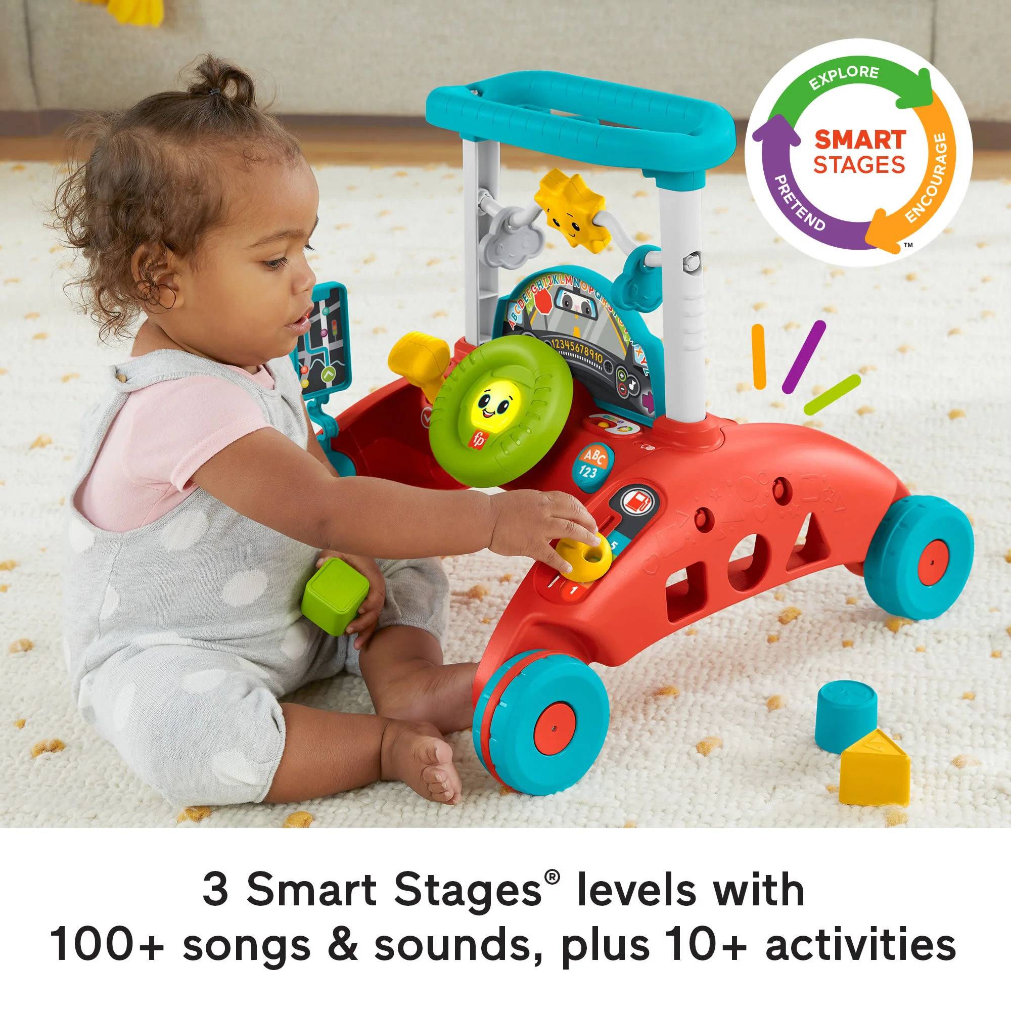 Fisher-Price Steady Speed 2-Sided Walker - English & French Version - Image 5