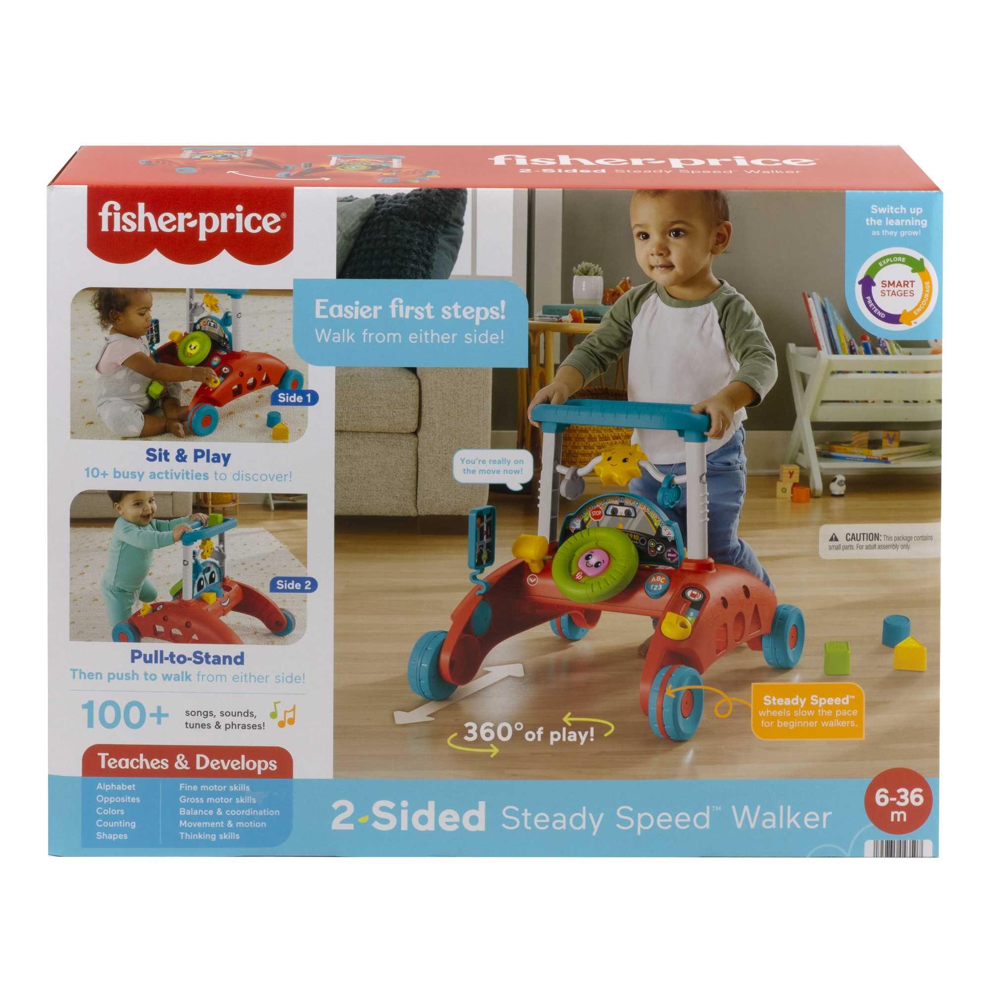 Fisher-Price Steady Speed 2-Sided Walker - English & French Version - Image 6