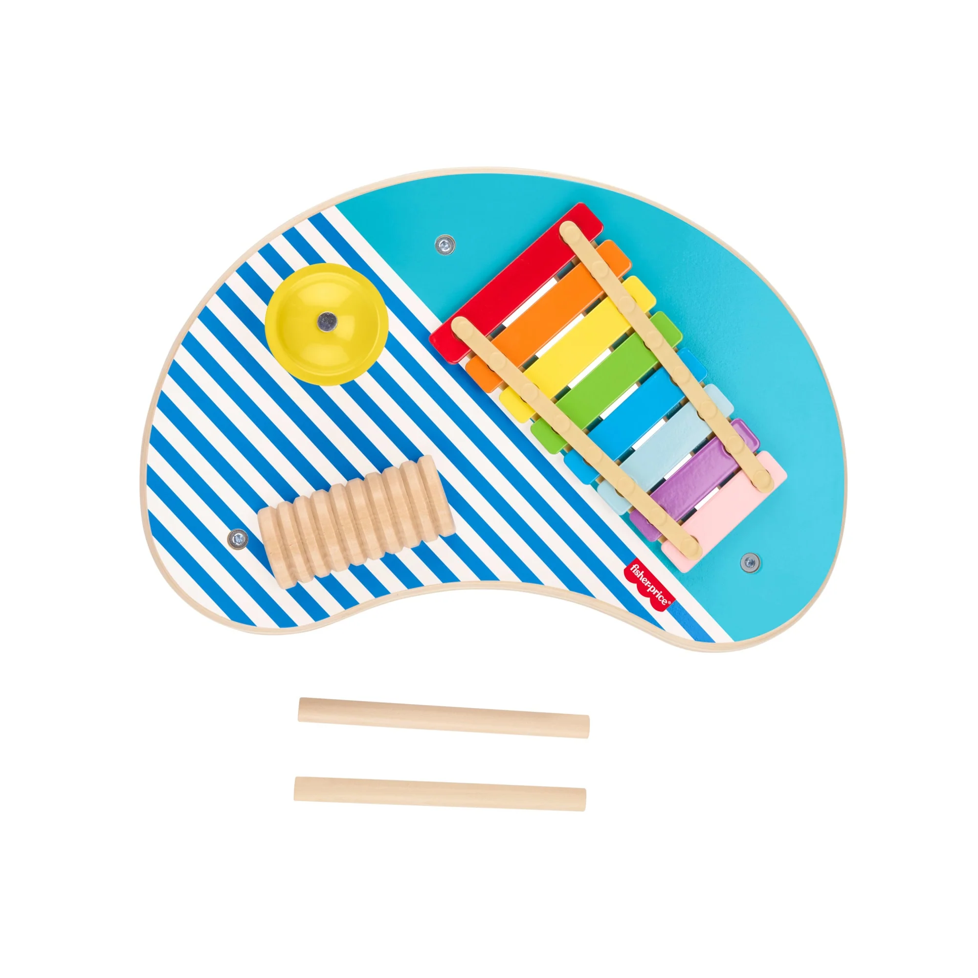 Fisher-Price Table Musicale en Bois, Percussions, 3Éléments en Bois - Image 5