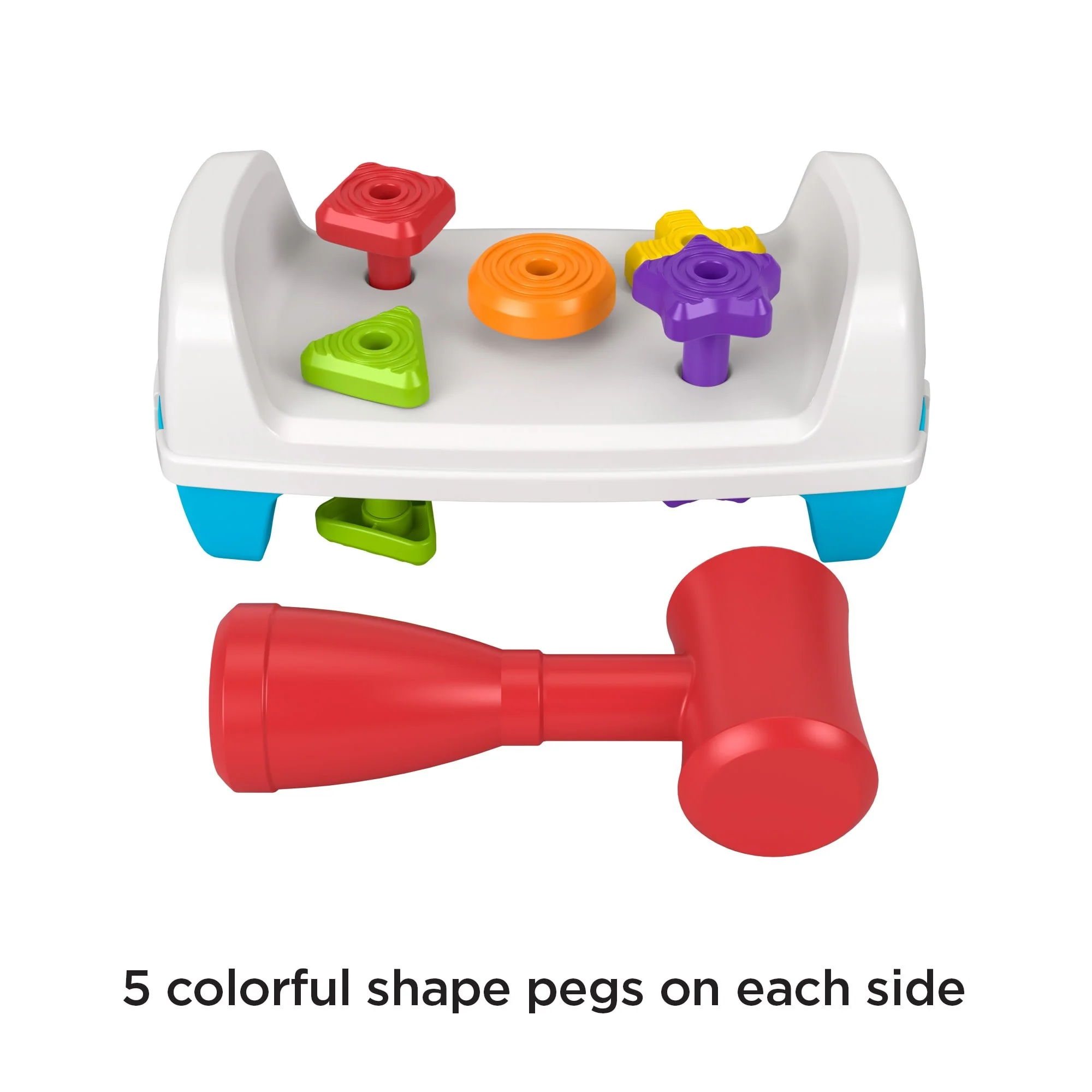 Fisher-Price Tap & Turn Bench, Double-Sided infant & Toddler Toy - Image 5