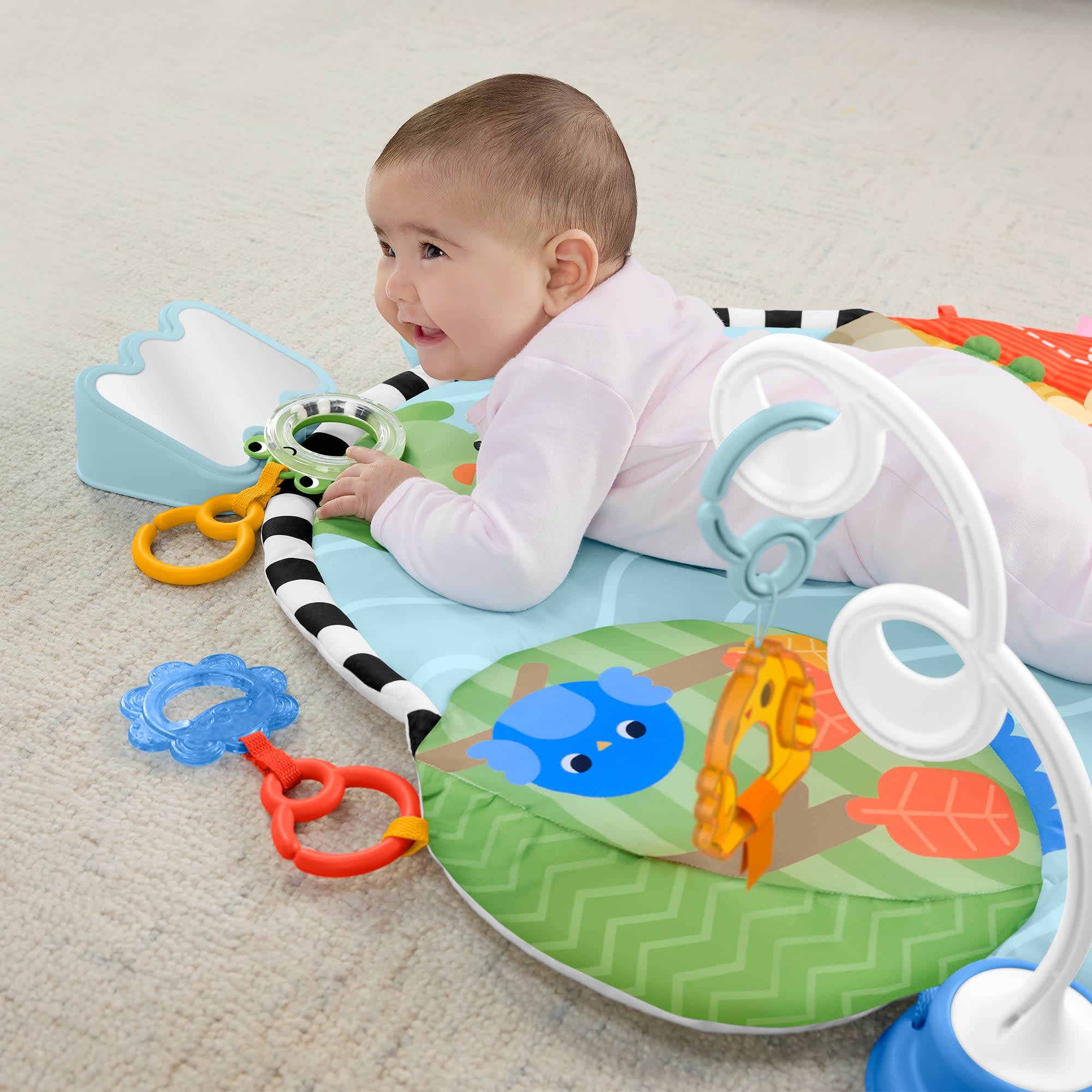 Fisher-Price-Tapis D’Activités 3 en 1 Jeu Avec Les Pieds-Nouveau-Né - Image 4