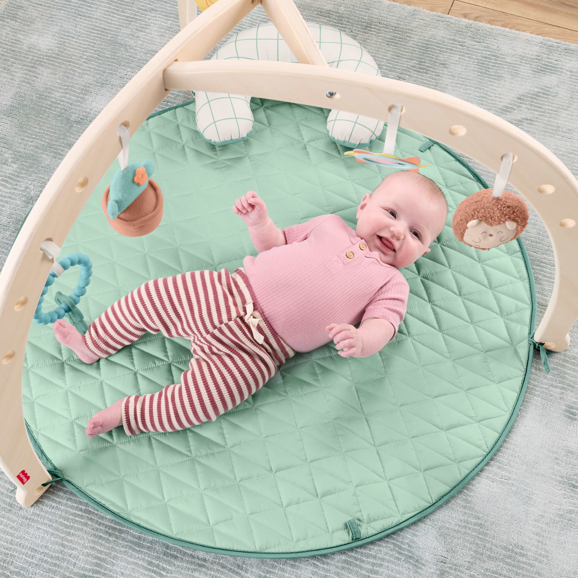 Fisher-Price  Tapis D’Activités de Luxe en Bois, Jouets de Développ. - Image 2