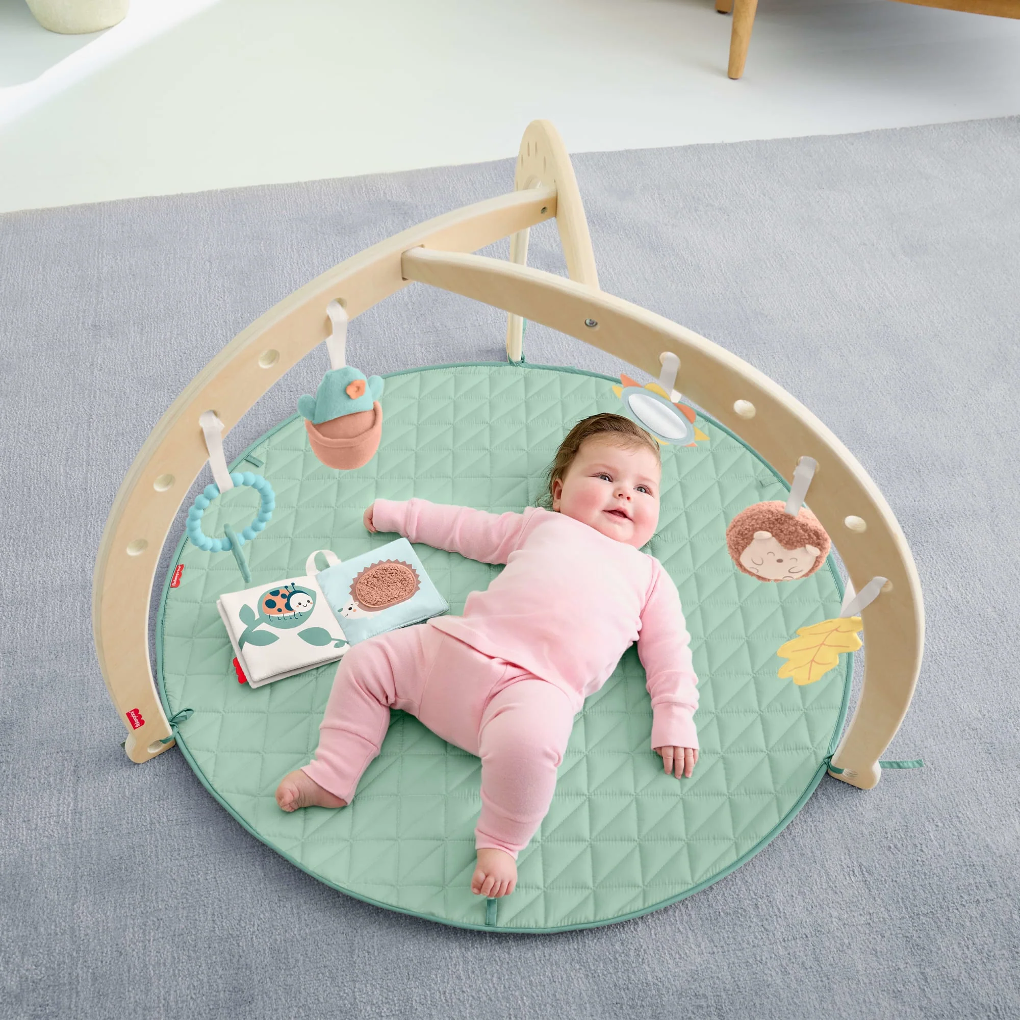 Fisher-Price – Tapis D’Activités de Luxe en Bois, Jouets de Développ. - Image 2