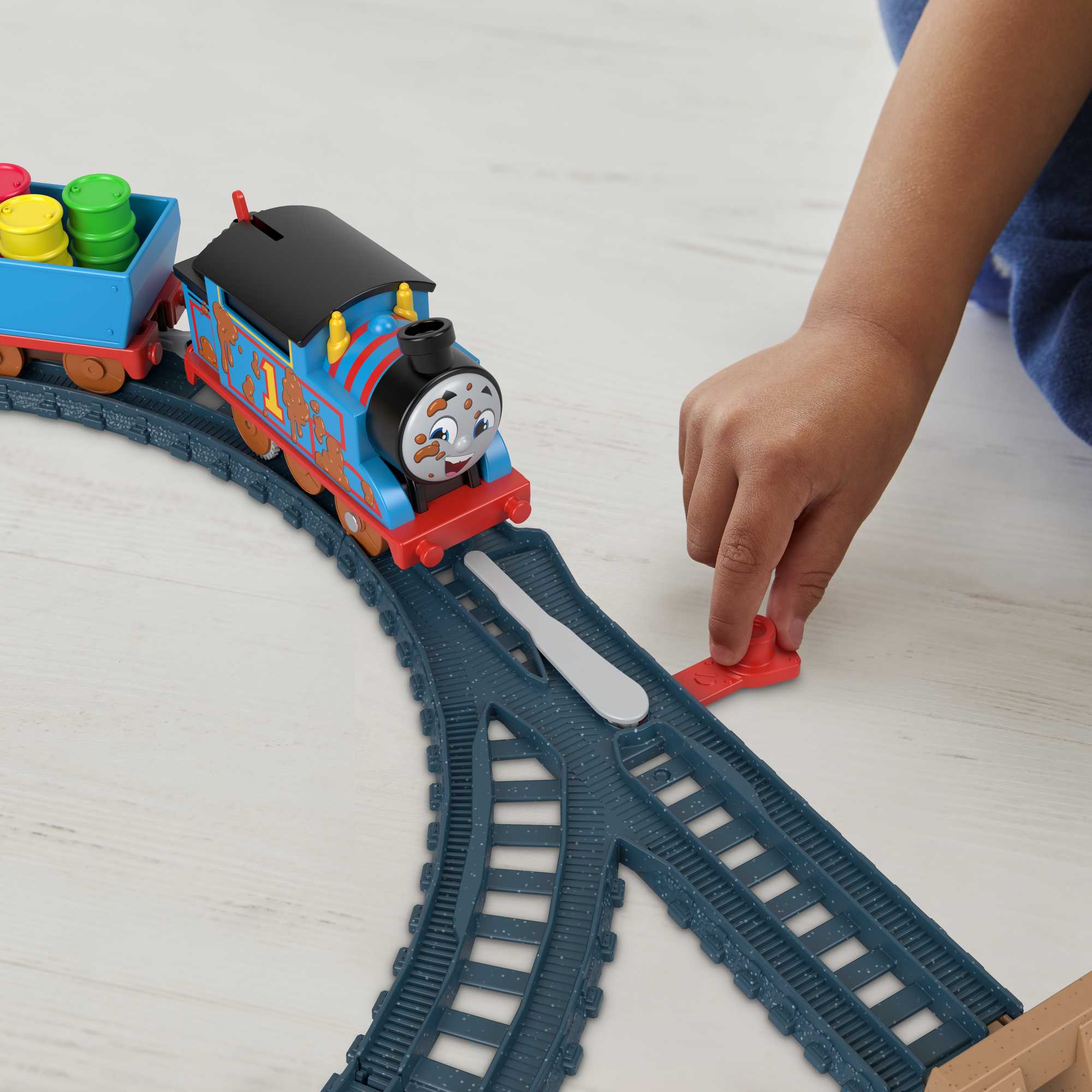Thomas et ses Amis Coffret Aventures Boueuses, Thomas Motorisé - Image 3