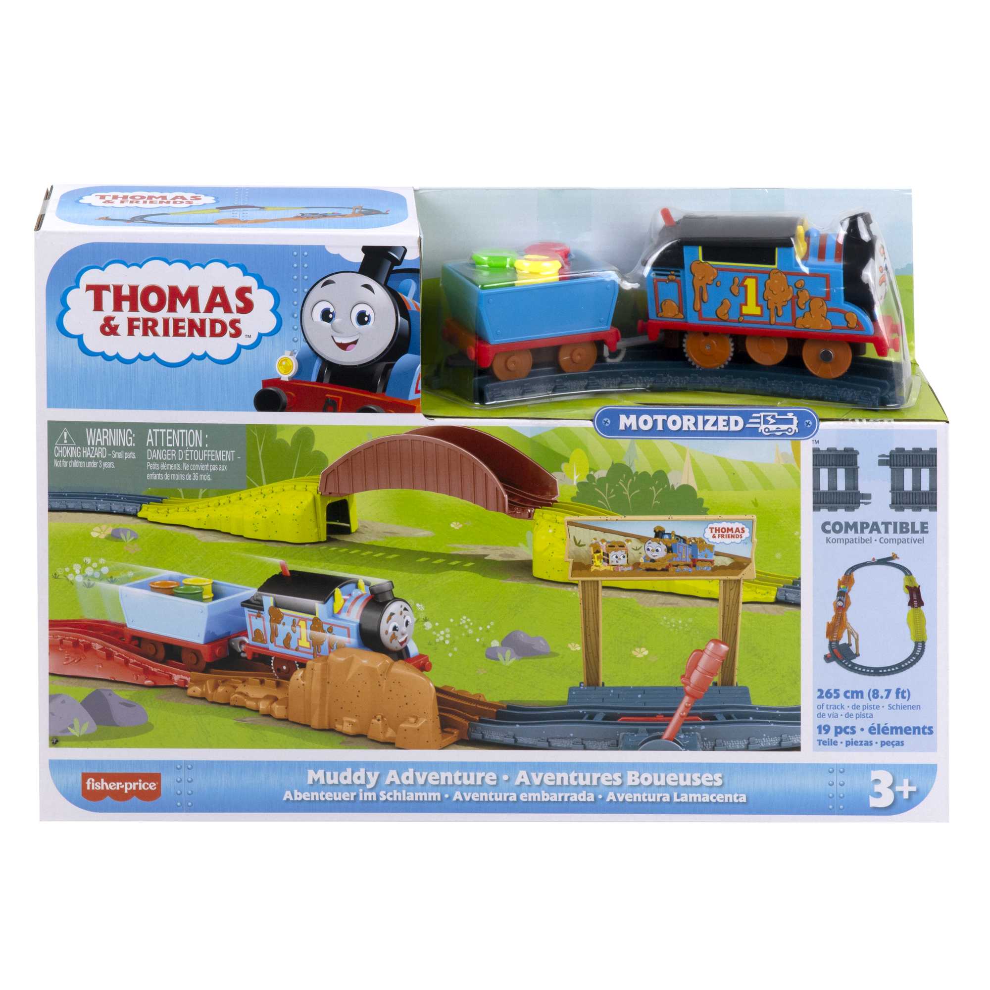 Thomas et ses Amis Coffret Aventures Boueuses, Thomas Motorisé - Image 6