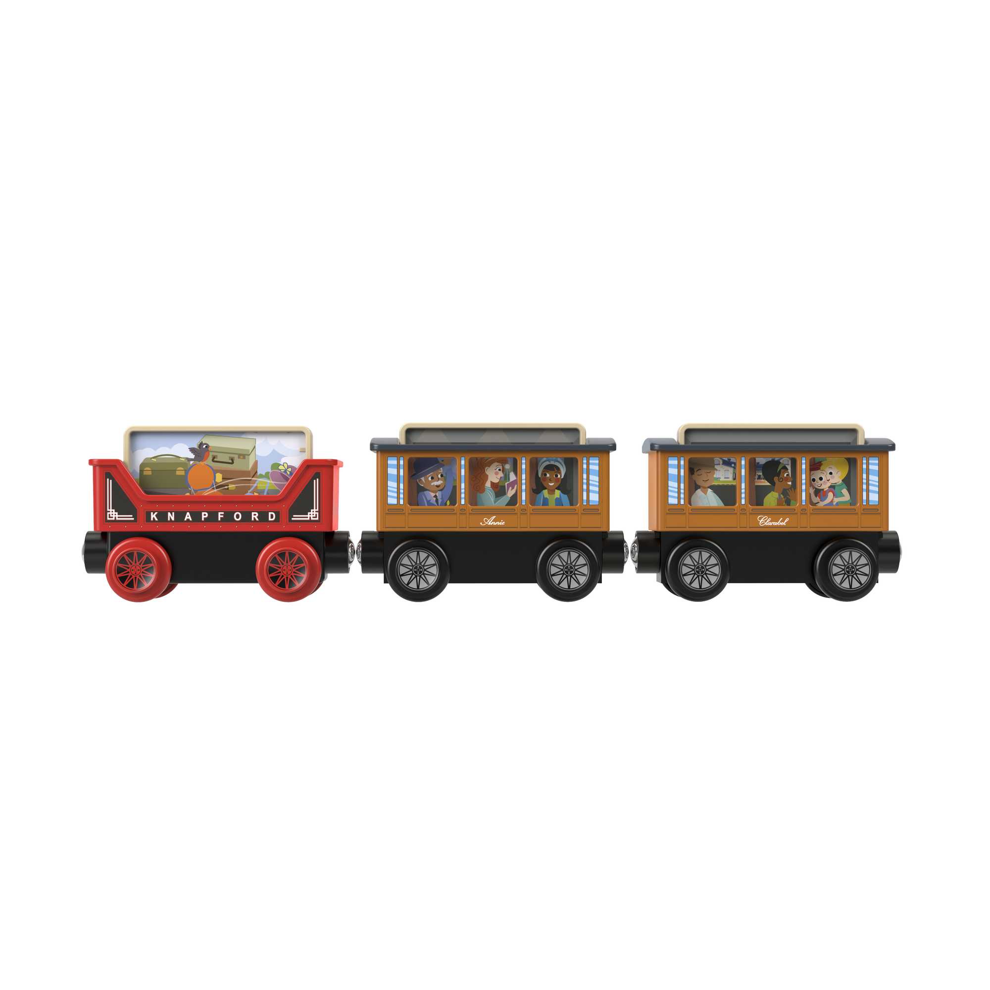 Fisher-Price Thomas et ses Amis Piste en Bois Coffret de Jeu Ramassage de Passagers à La Gare des Quatre Vents - Image 5