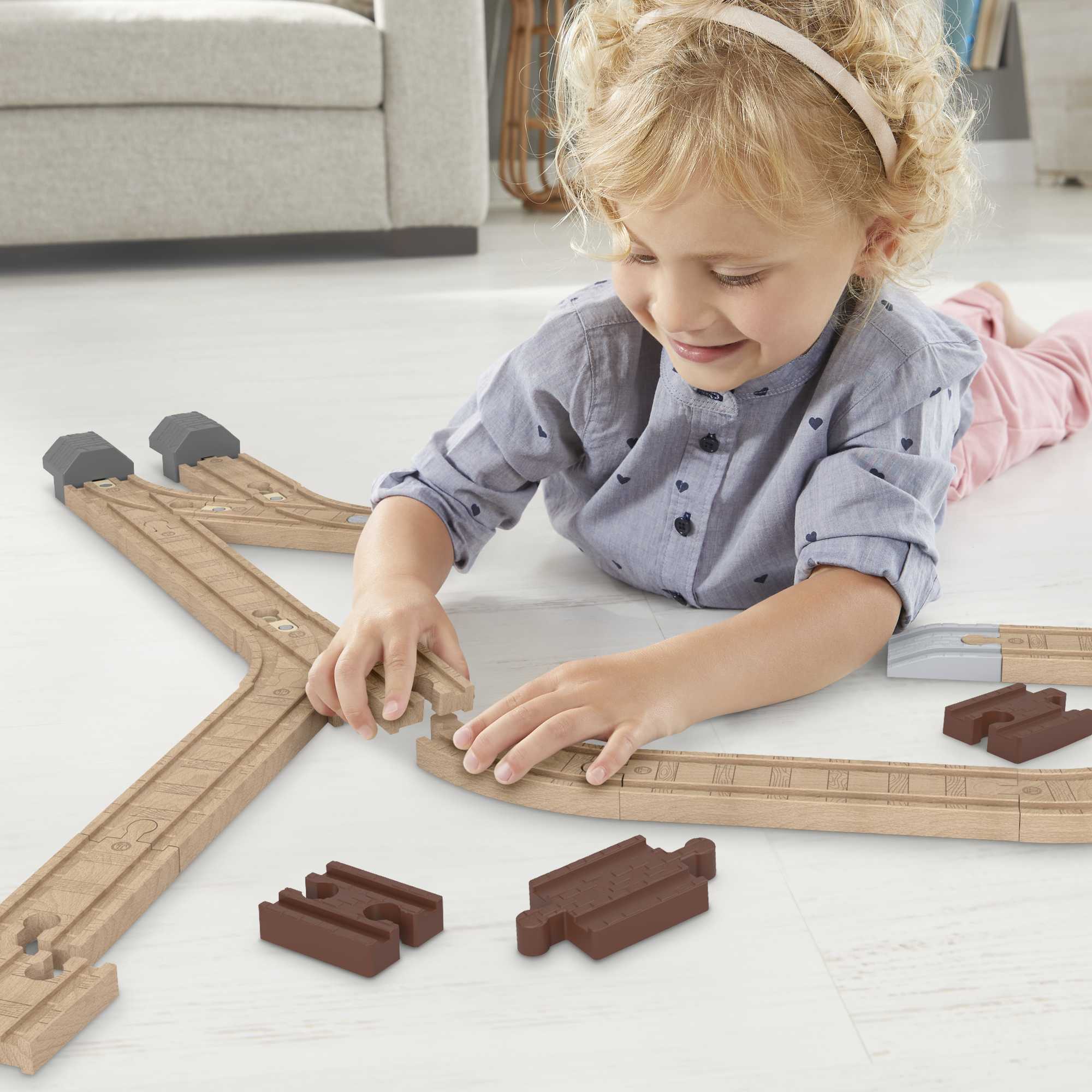 Fisher-Price Thomas et ses Amis Piste en Bois Coffret D’Extension de Piste Clackety Track - Image 2