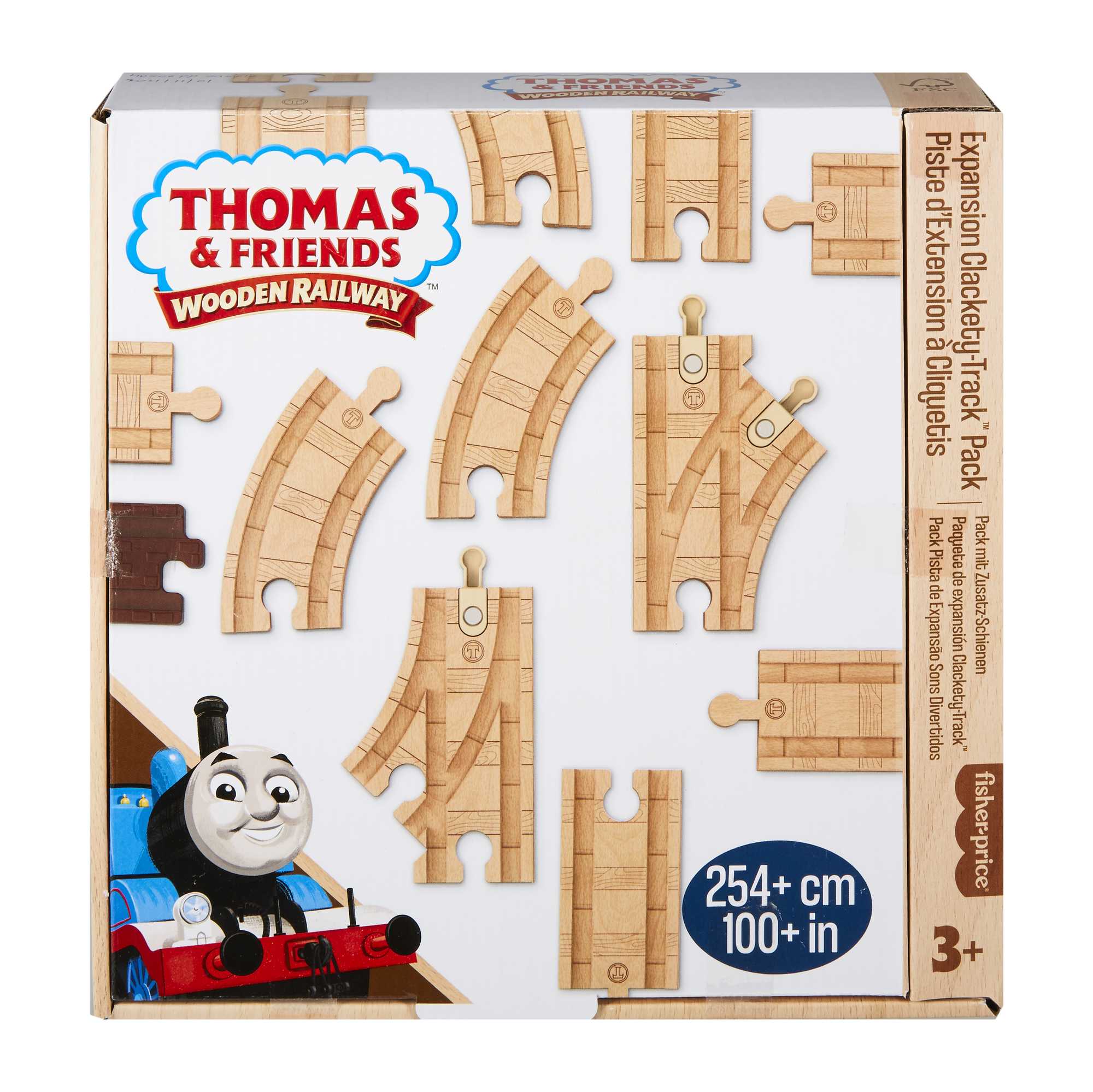 Fisher-Price Thomas et ses Amis Piste en Bois Coffret D’Extension de Piste Clackety Track - Image 6