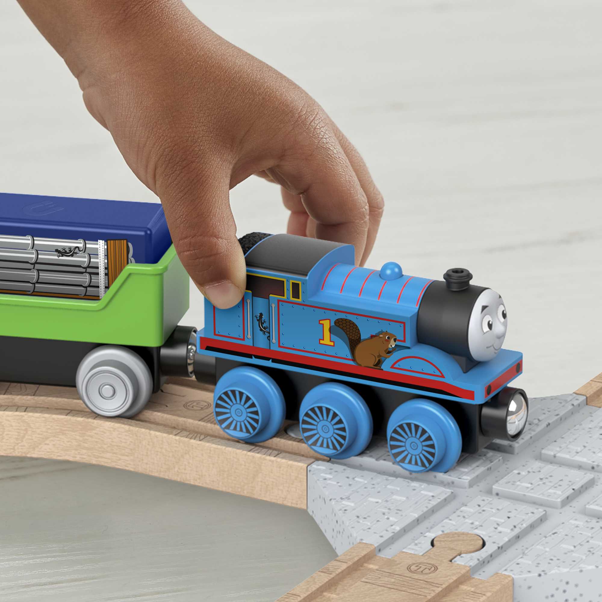 Fisher-Price Thomas et ses Amis Piste en Bois Coffret Piste Piste en 8 - Image 3