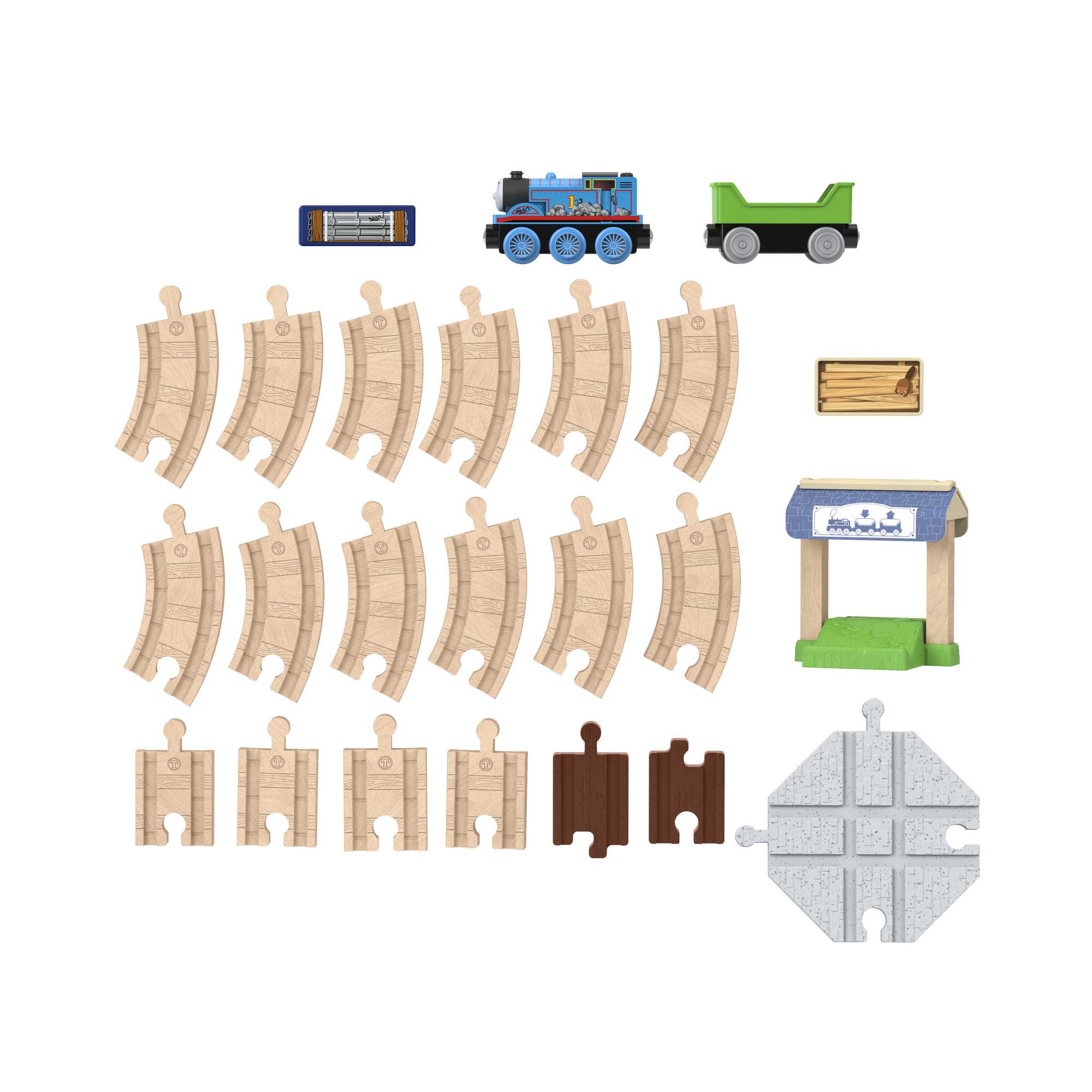 Fisher-Price Thomas et ses Amis Piste en Bois Coffret Piste Piste en 8 - Image 4