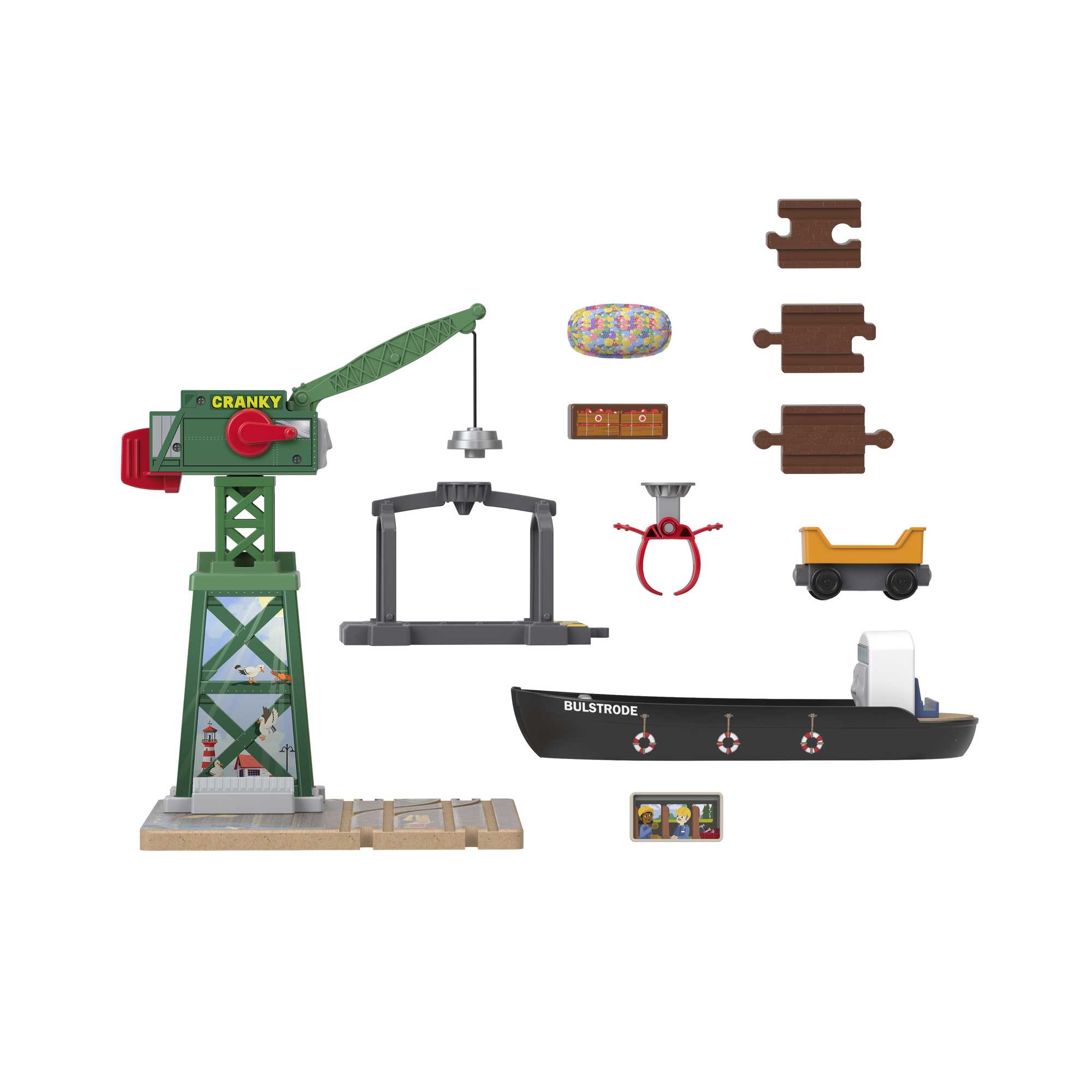 Fisher-Price Thomas et ses Amis Piste en Bois Port de Brendam - Image 5
