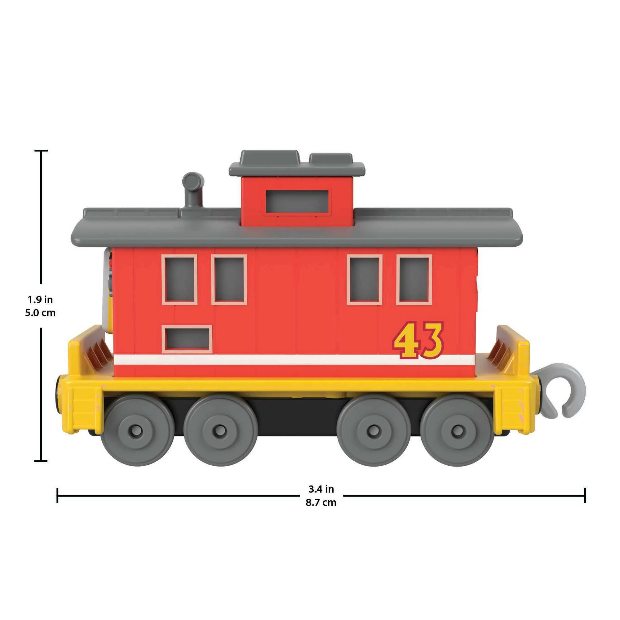 Thomas & Friends Toy Train, Brake Car Bruno Diecast Metal Push-Along Vehicle For Preschool Kids - Image 2