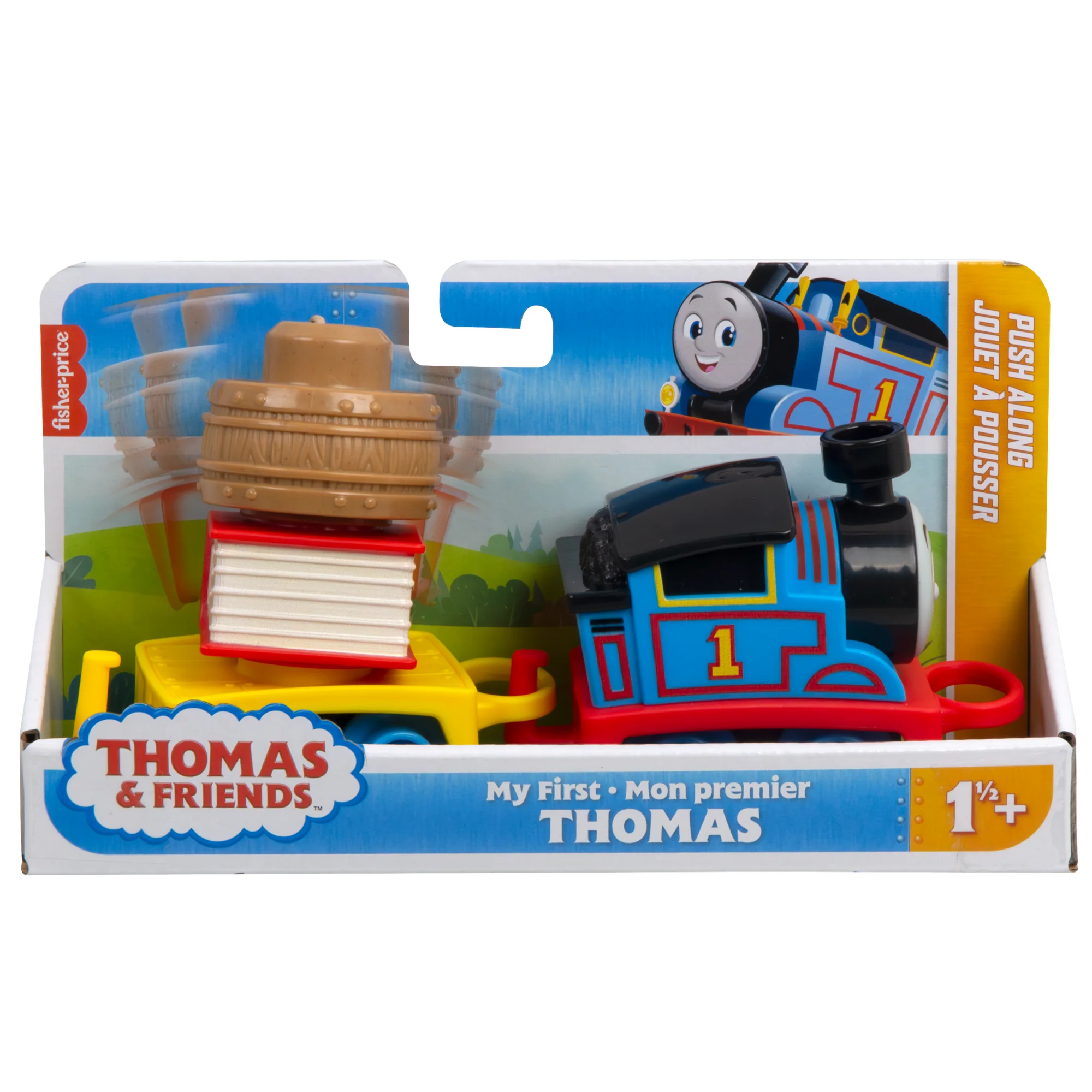Thomas & Friends My First Thomas Push-Along Toy Train With Stacking Cargo For Toddlers - Image 6