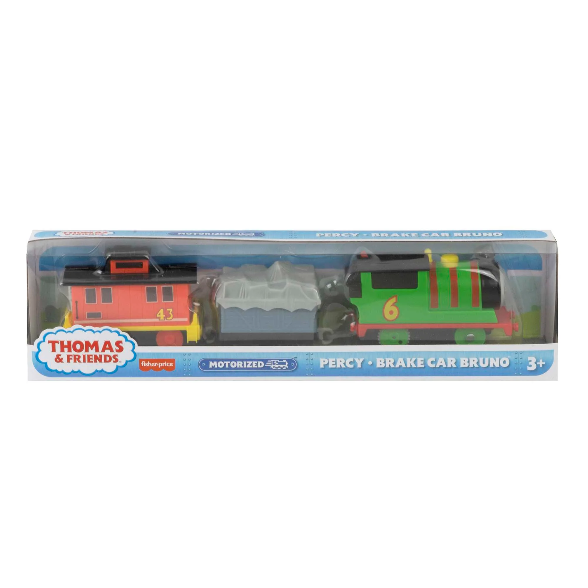 Thomas & Friends Percy & Brake Car Bruno Motorized Vehicle Set - Image 6