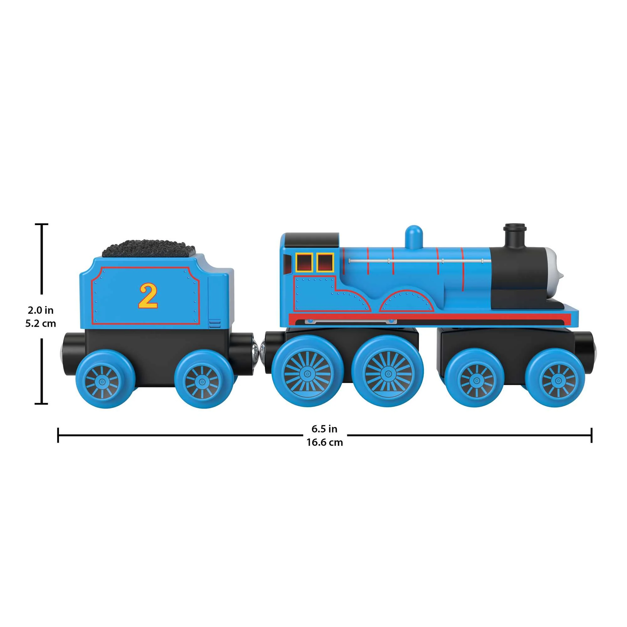 Fisher-Price Thomas & Friends Wooden Railway Edward Engine And Coal-Car - Image 5
