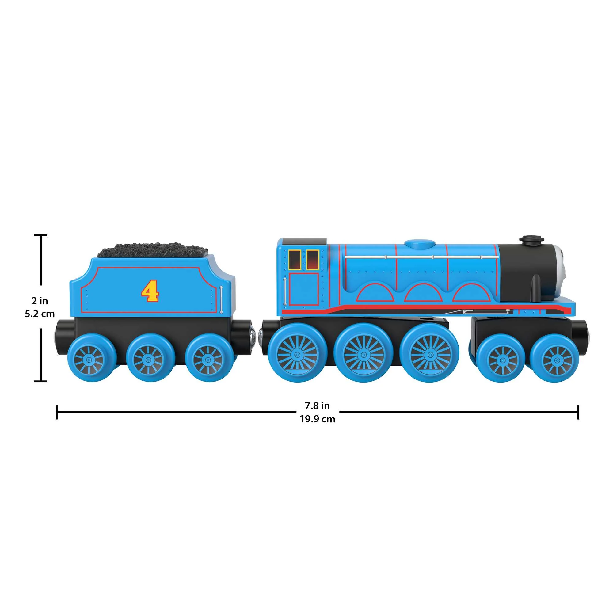 Fisher-Price Thomas & Friends Wooden Railway Gordon Engine And Coal-Car - Image 5