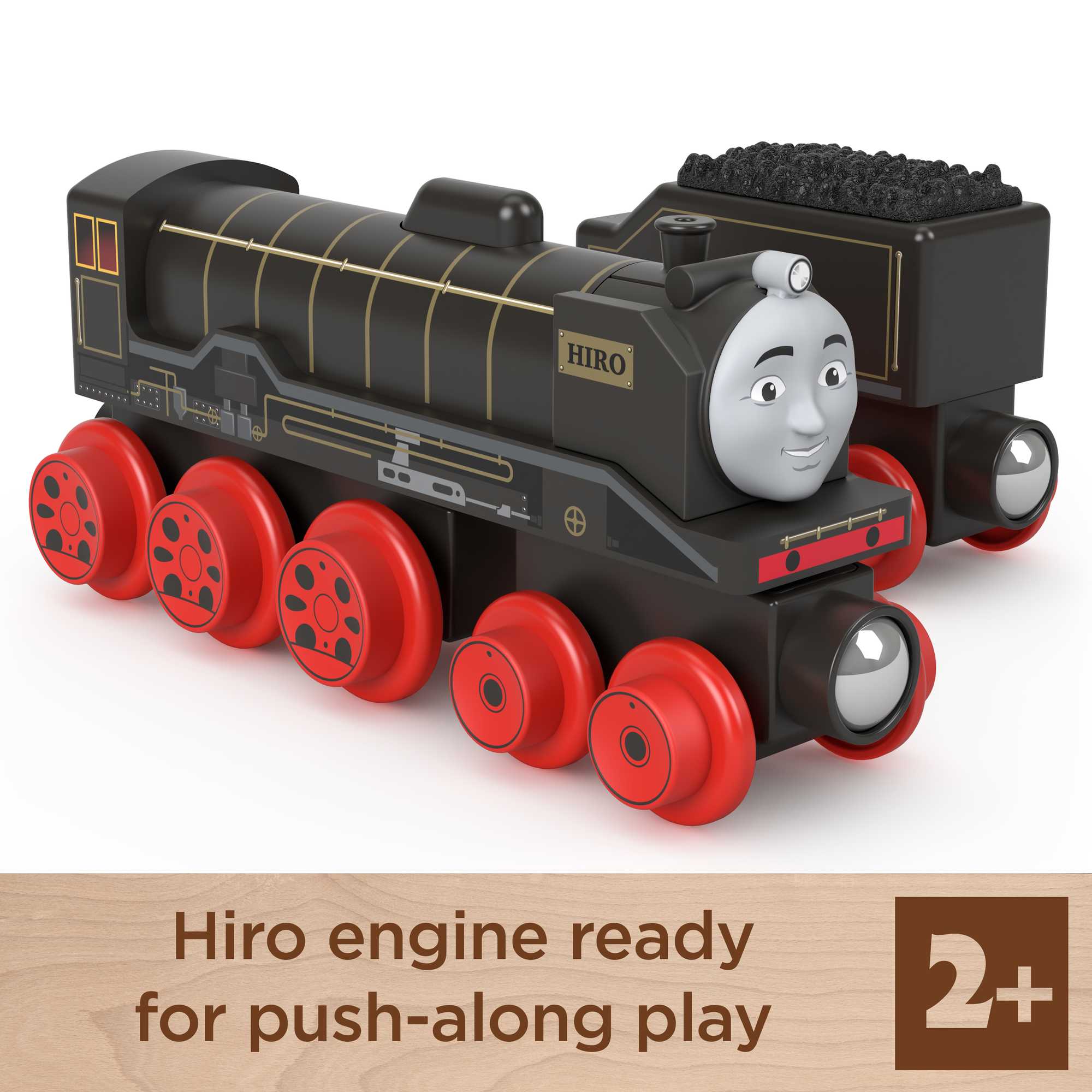Fisher-Price Thomas & Friends Wooden Railway Hiro Engine And Coal-Car - Image 2