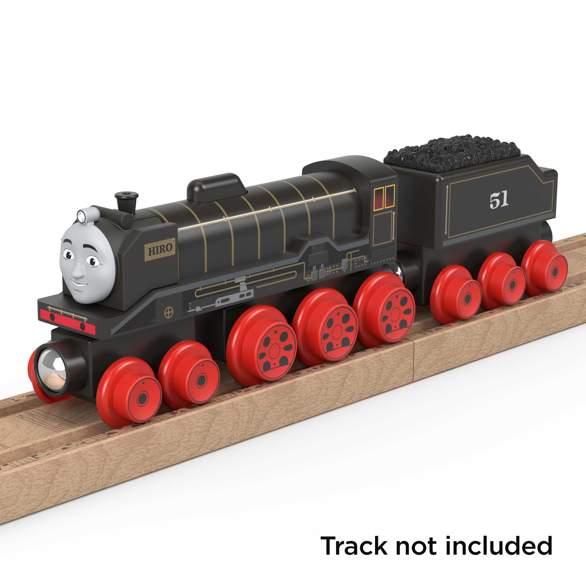 Fisher-Price Thomas & Friends Wooden Railway Hiro Engine And Coal-Car - Image 4