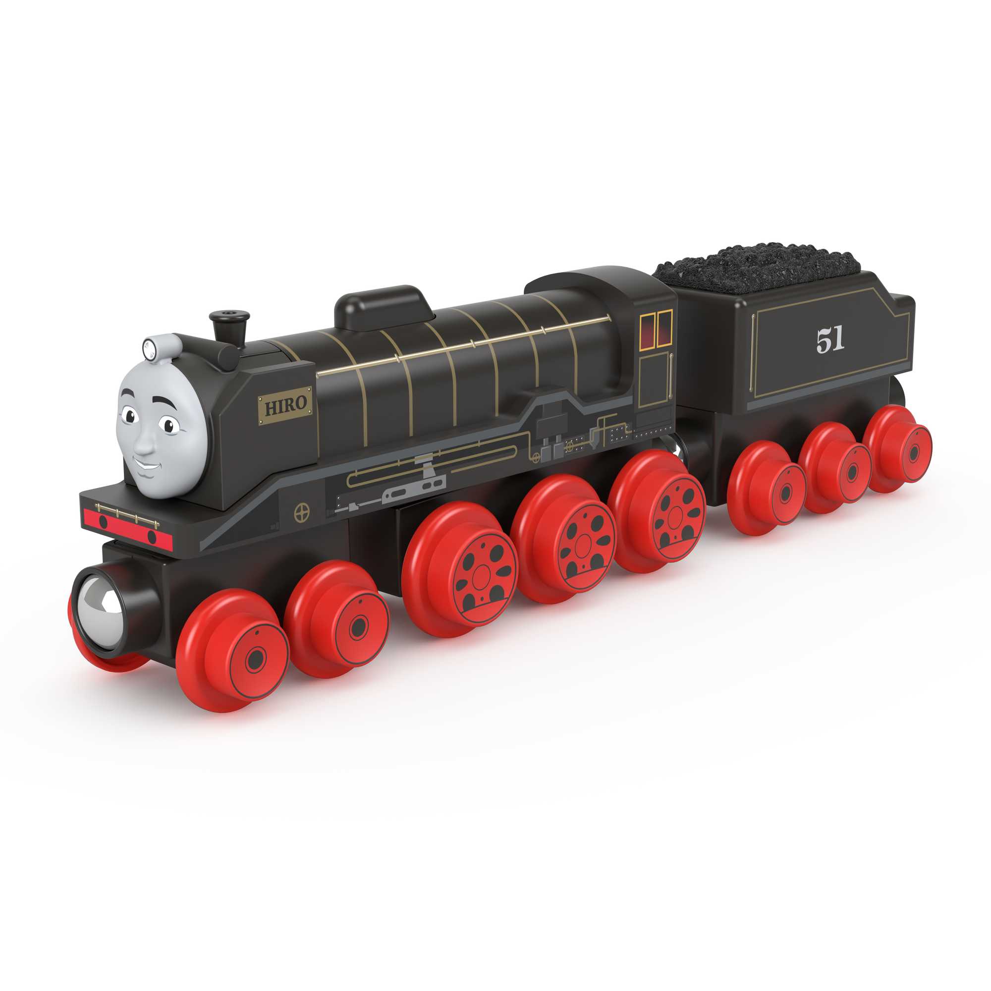 Fisher-Price Thomas & Friends Wooden Railway Hiro Engine And Coal-Car - Image 5