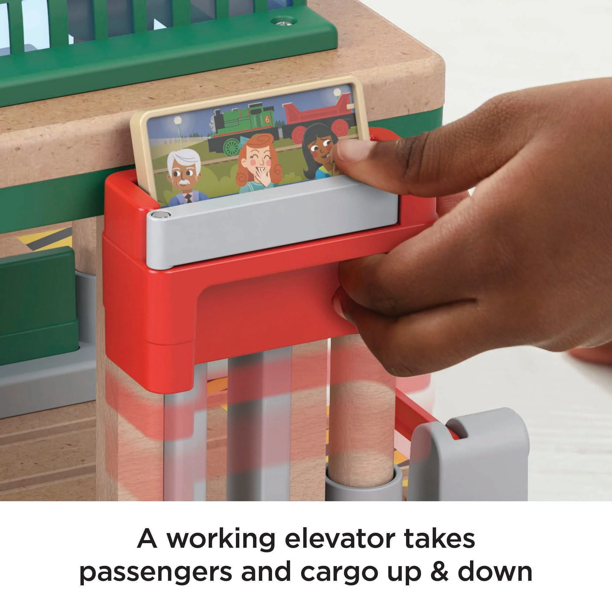 Fisher-Price Thomas & Friends Wooden Railway Knapford Station Passenger Pickup Playset - Image 3