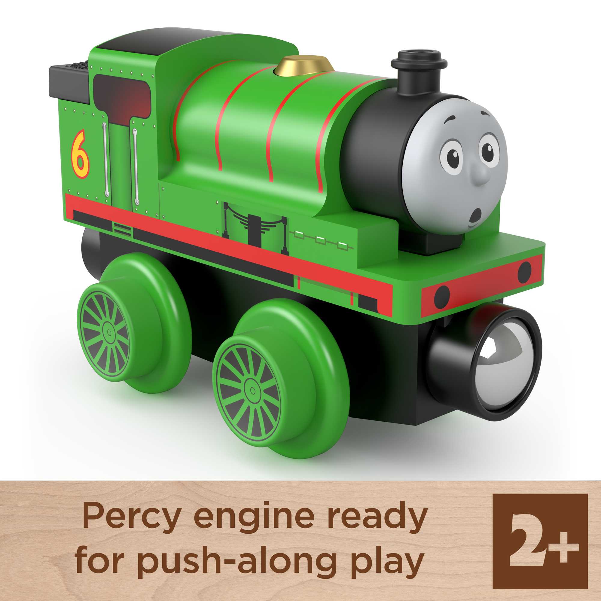 Fisher-Price Thomas & Friends Wooden Railway Percy Engine - Image 2