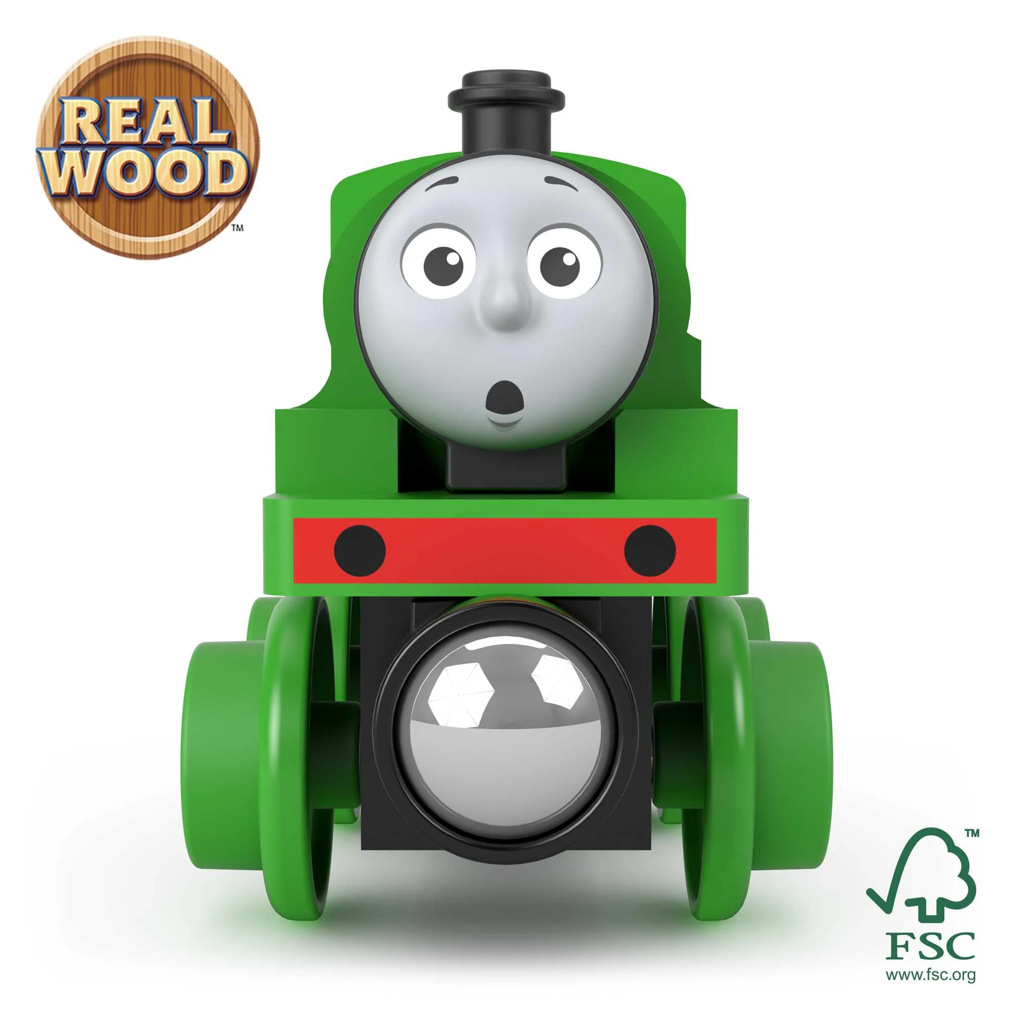 Fisher-Price Thomas & Friends Wooden Railway Percy Engine - Image 3