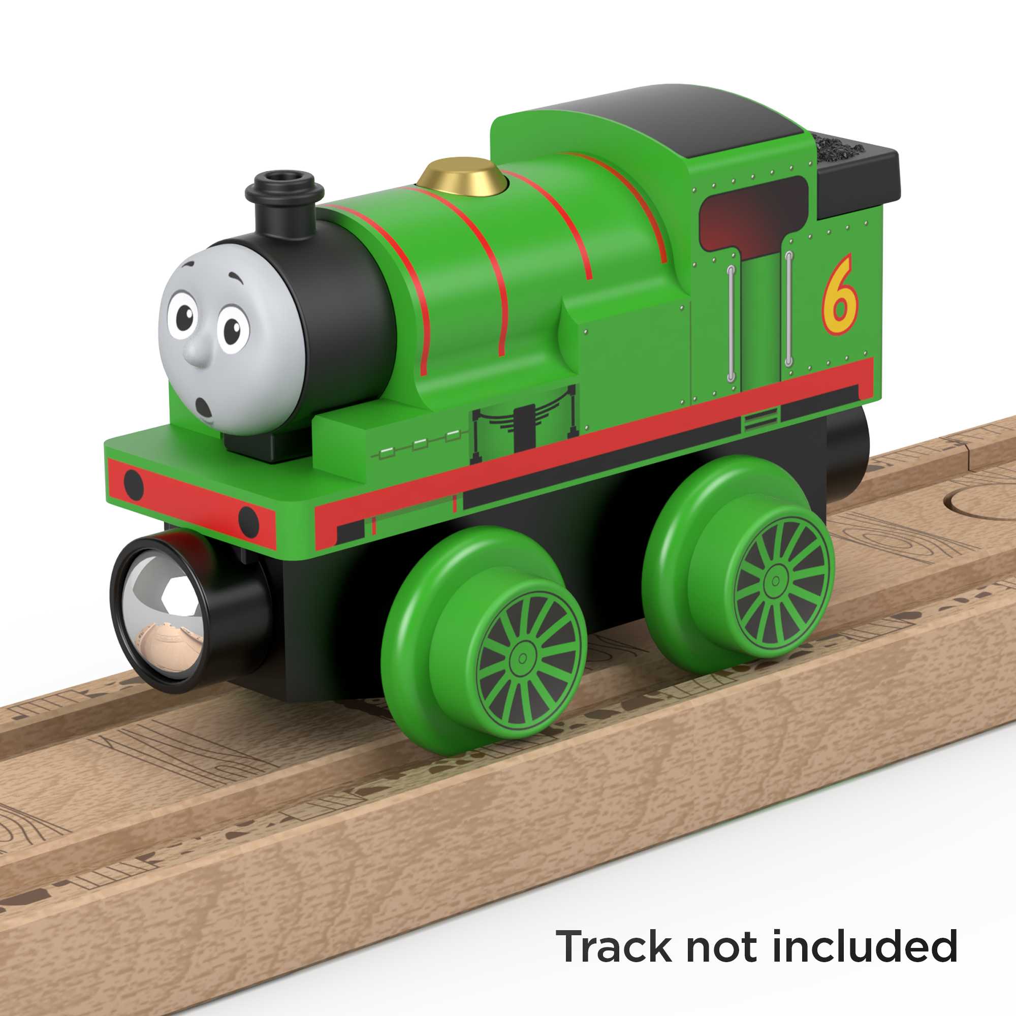 Fisher-Price Thomas & Friends Wooden Railway Percy Engine - Image 4