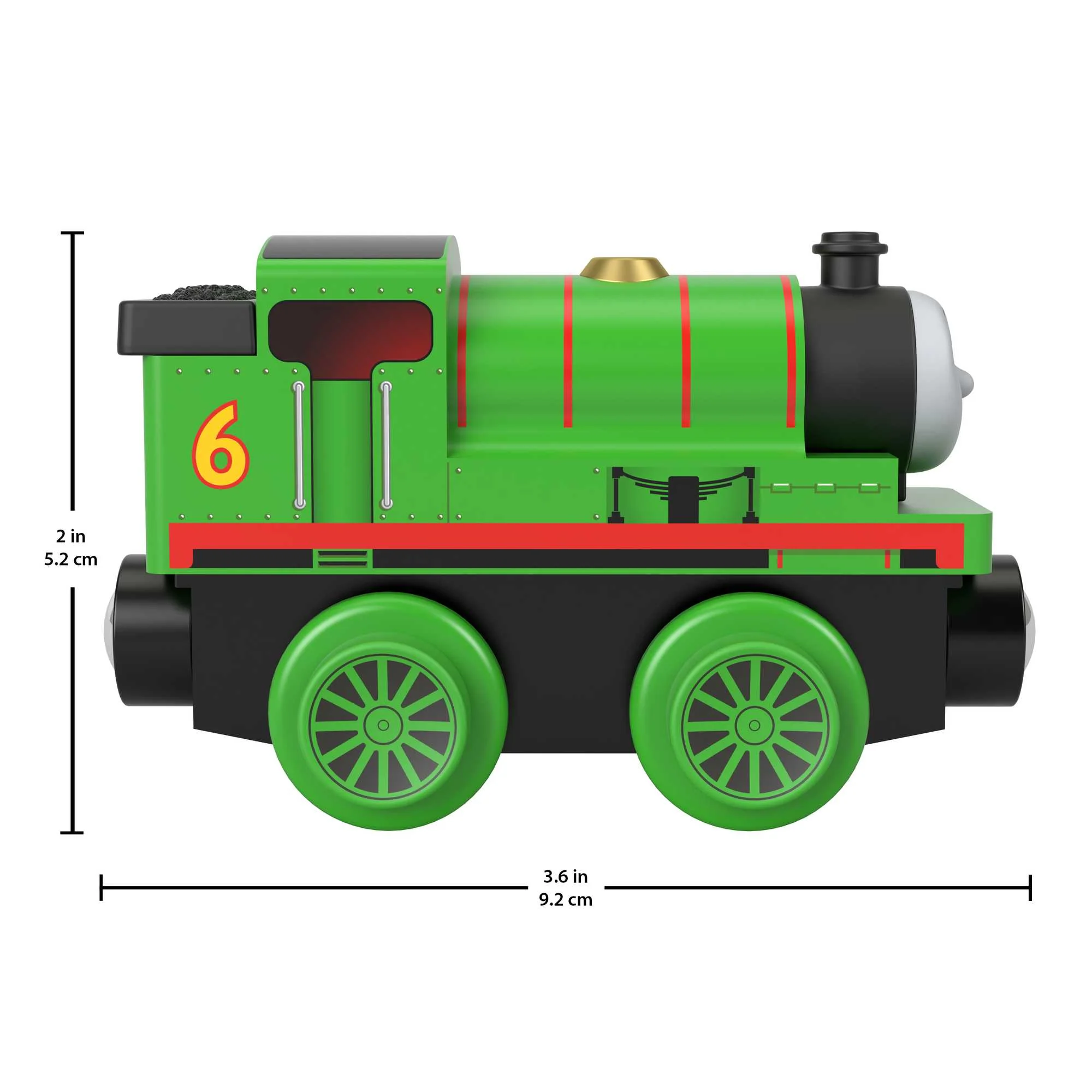 Fisher-Price Thomas & Friends Wooden Railway Percy Engine - Image 5