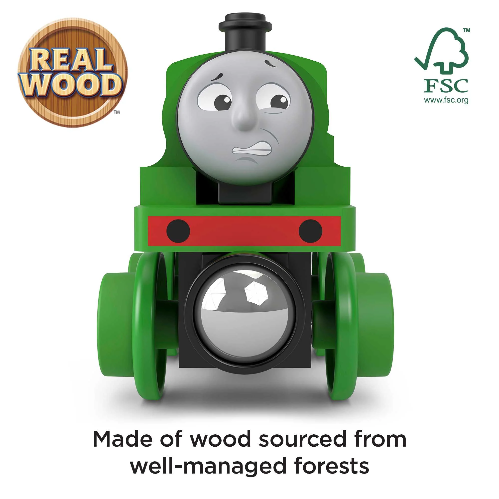 Fisher-Price Thomas & Friends Wooden Railway Tidmouth Sheds Starter Train Set - Image 5