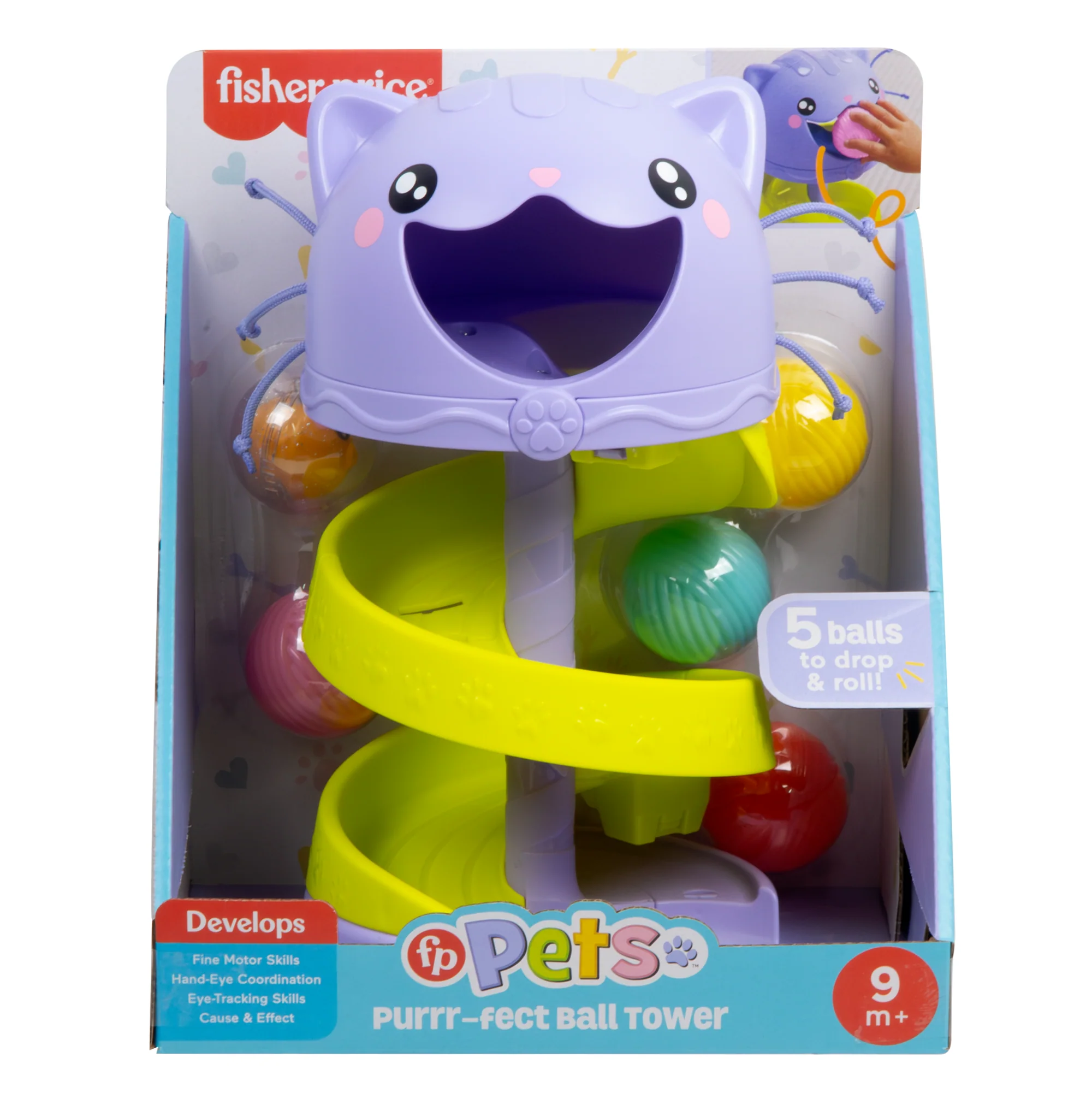 Fisher-Price®-Tour Chat à Balles-Centre D’Activités Pour Tout-Petits - Image 5
