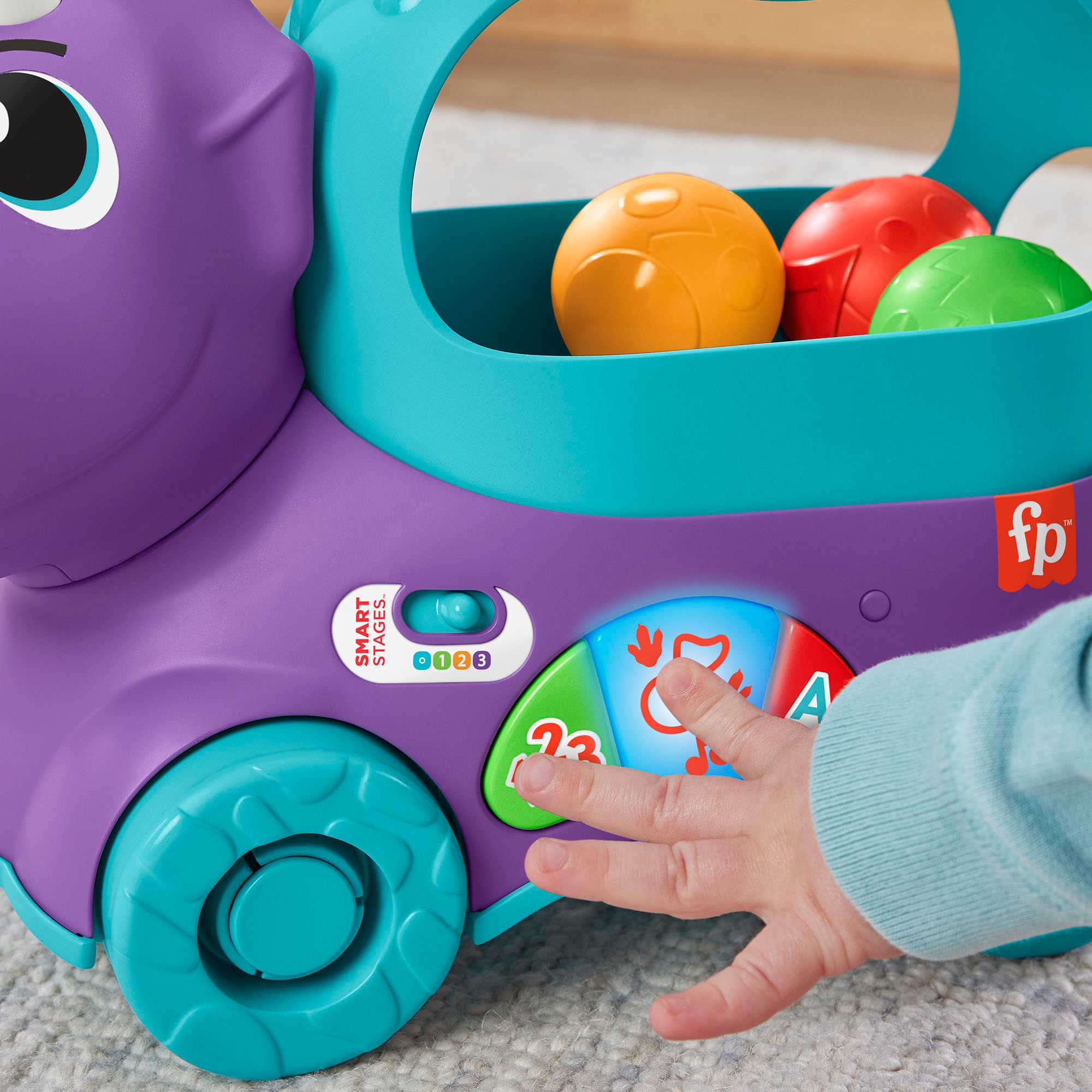 Fisher-Price Tricératops à Boules Rebondissantes - Version Anglaise et Française - Image 4