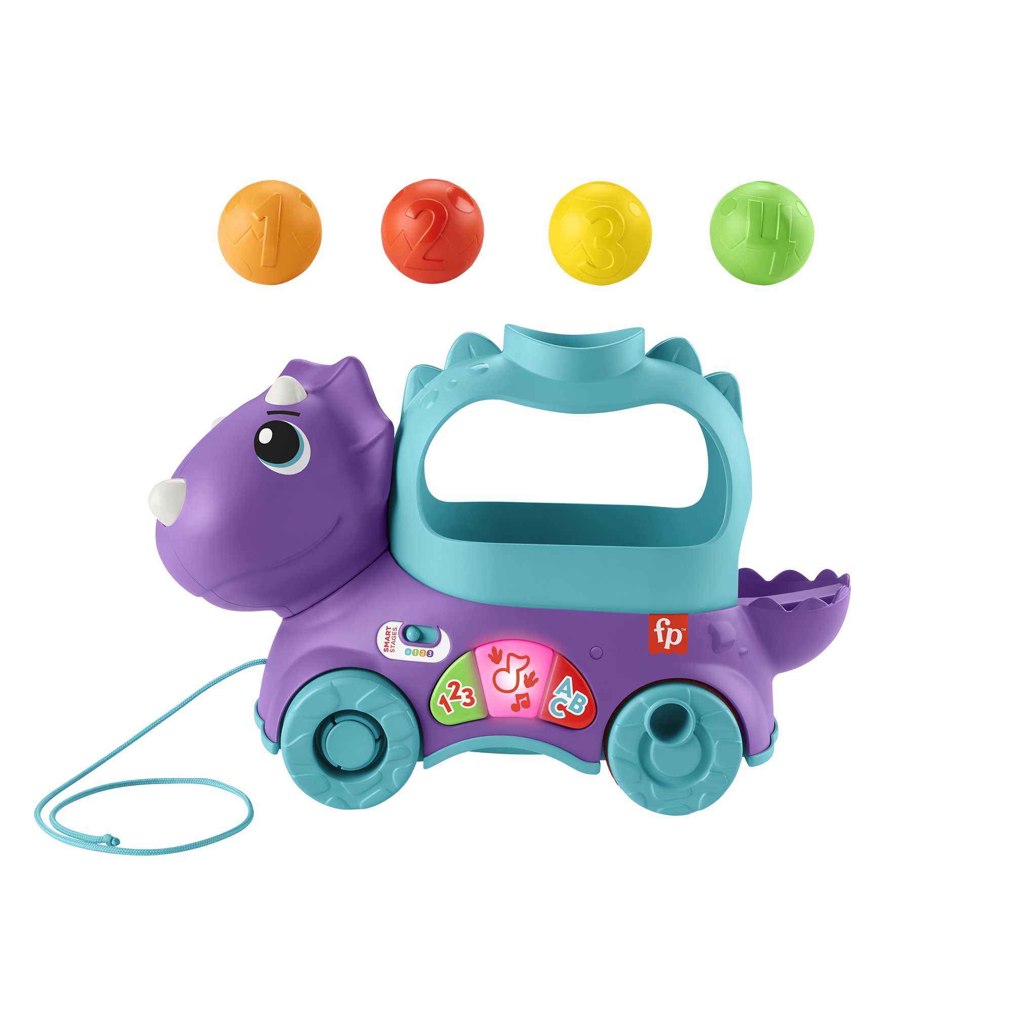 Fisher-Price Tricératops à Boules Rebondissantes - Version Anglaise et Française - Image 5